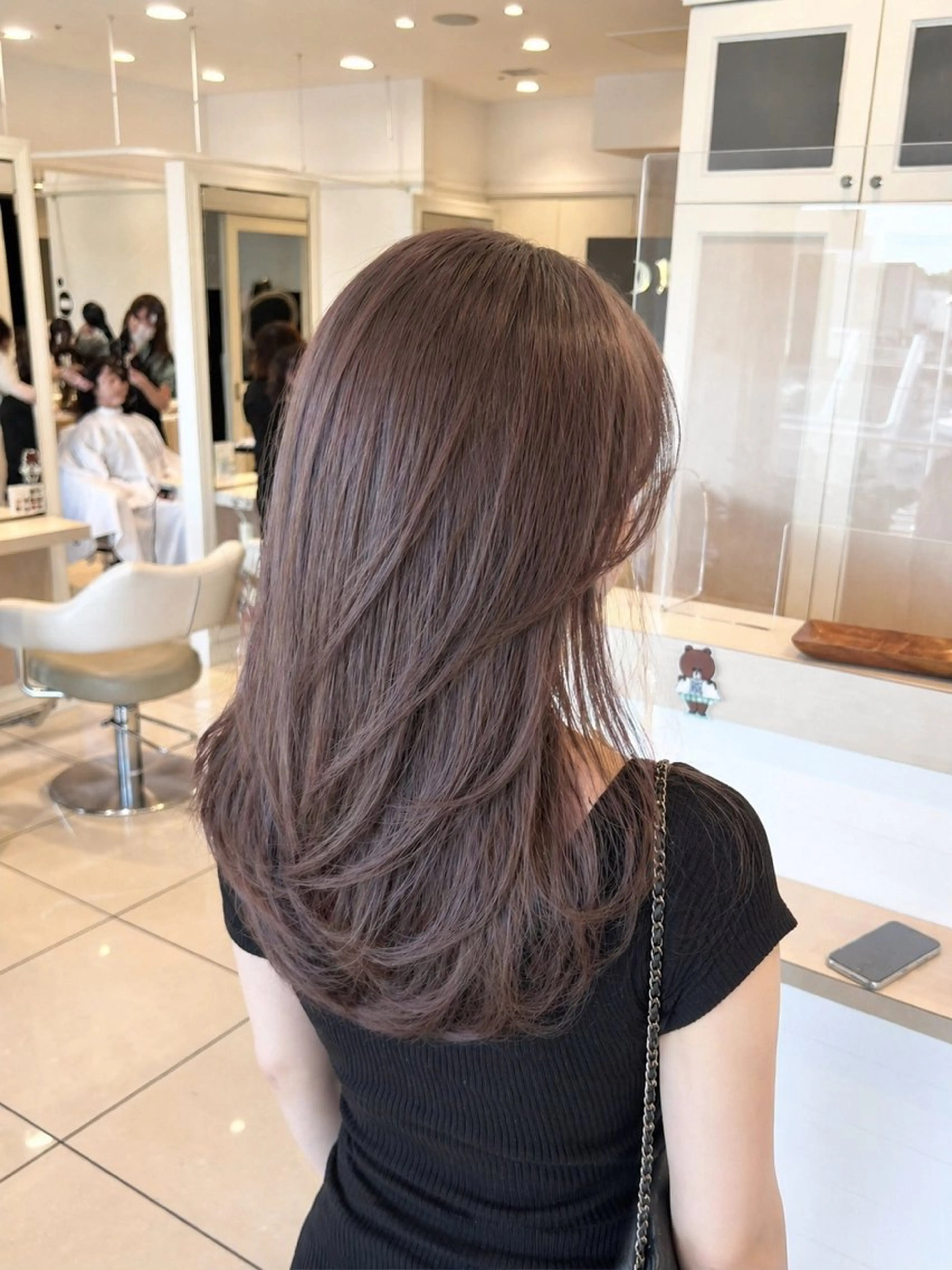 ロング カラー カット ヘアカラー トリートメント 金子 直樹のヘアスタイル