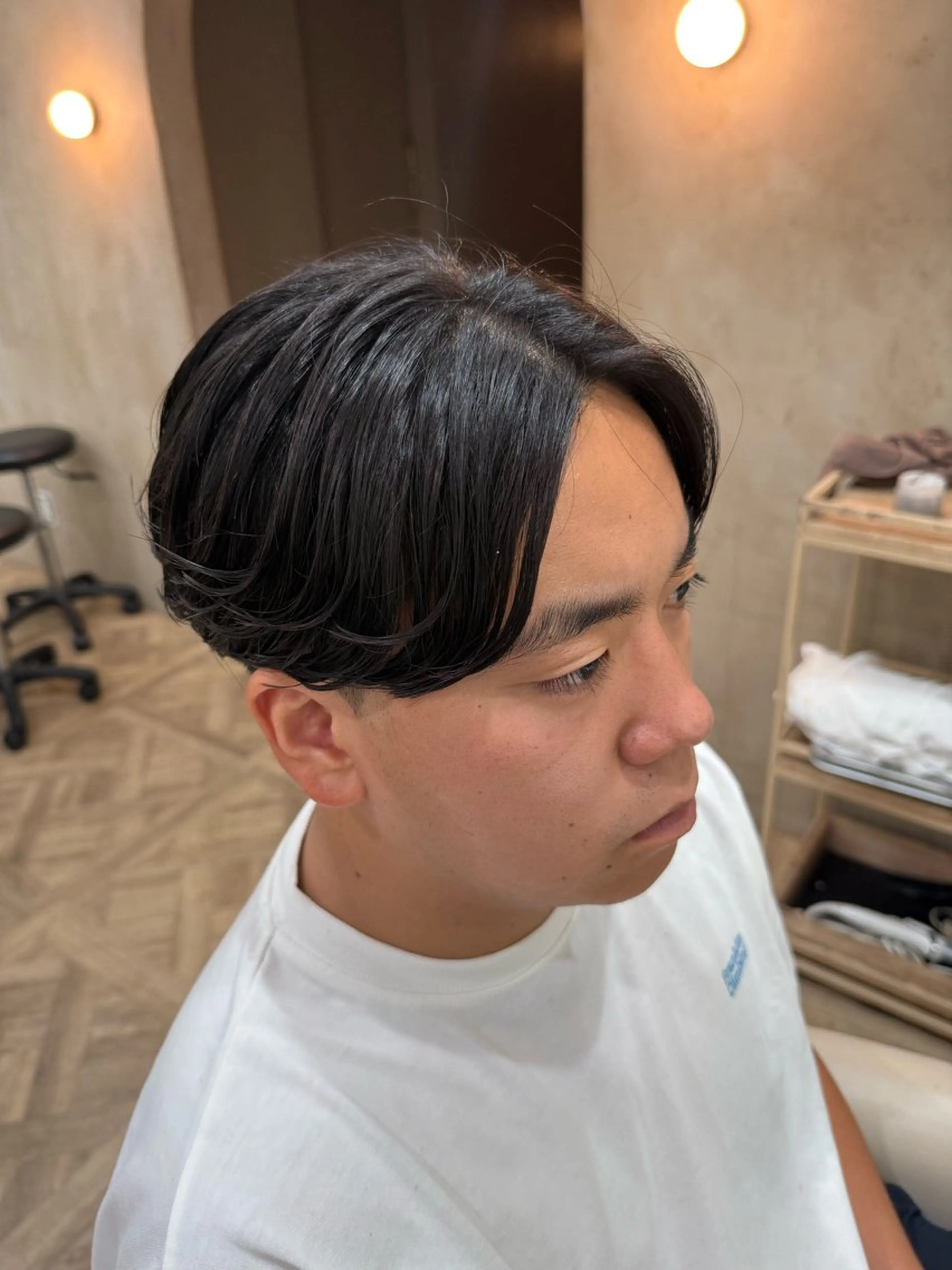 パーマ メンズ メンズパーマ ニュアンスパーマ カット パーマ トリートメント 市原亮/塩釜口/ ツイスパ/波巻きのヘアスタイル