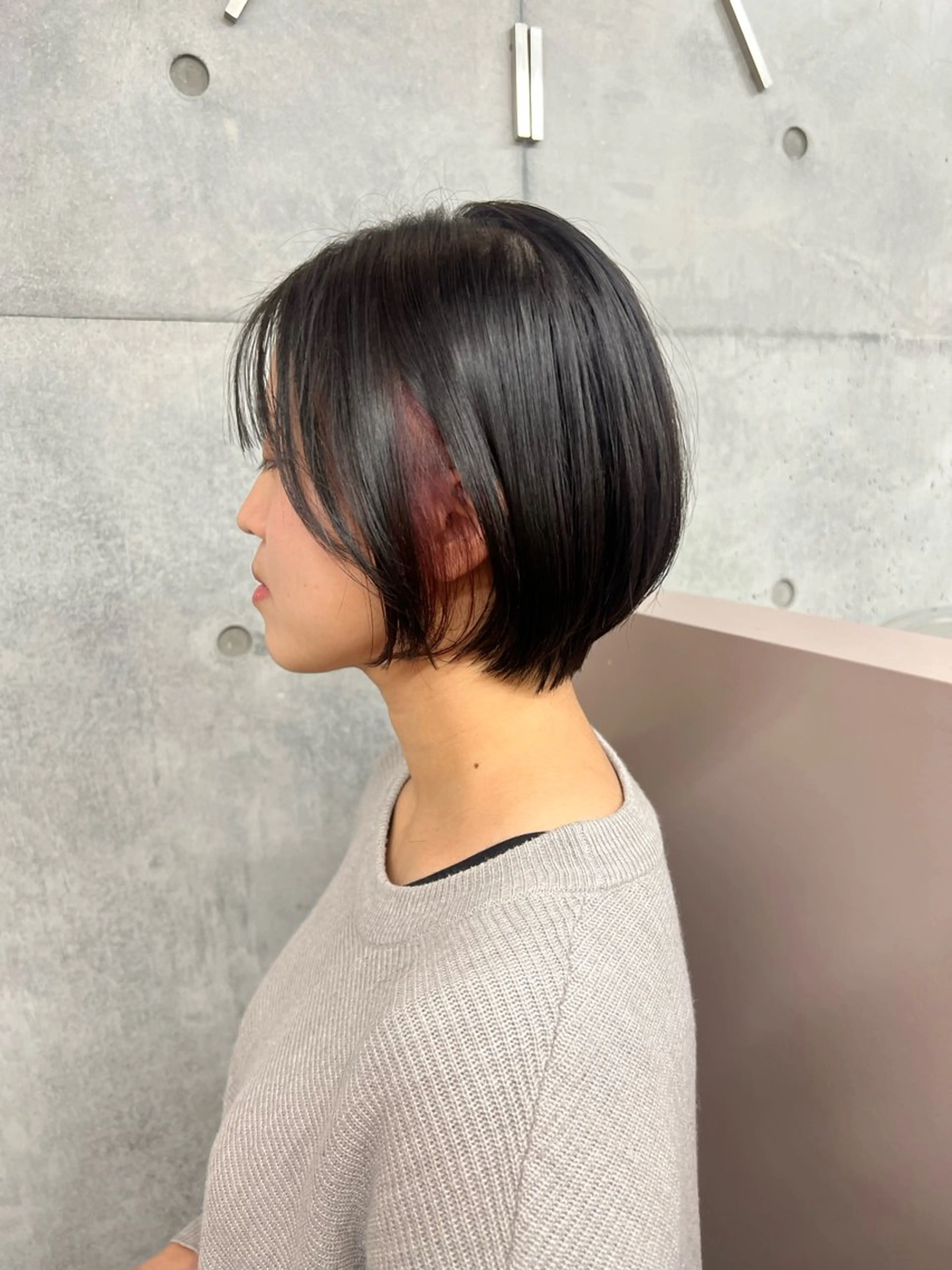 ショート ショートヘア カット ヘアカラー カコ/レイヤーカット ヘアアレンジのヘアスタイル