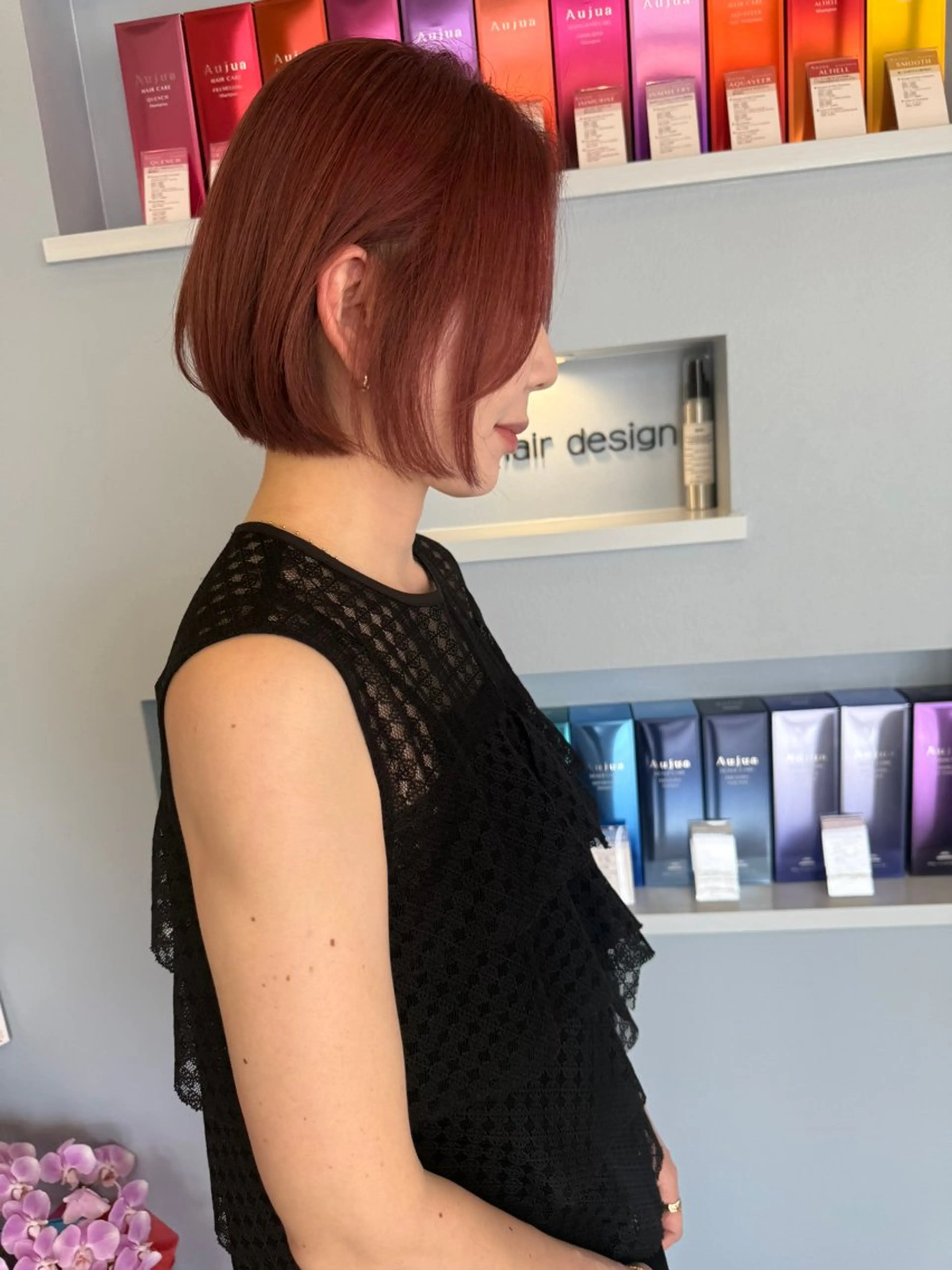 ショート ショートボブ ボブ 髪質改善 ショートヘア カット ヘアカラー トリートメント suii..hair designのヘアスタイル