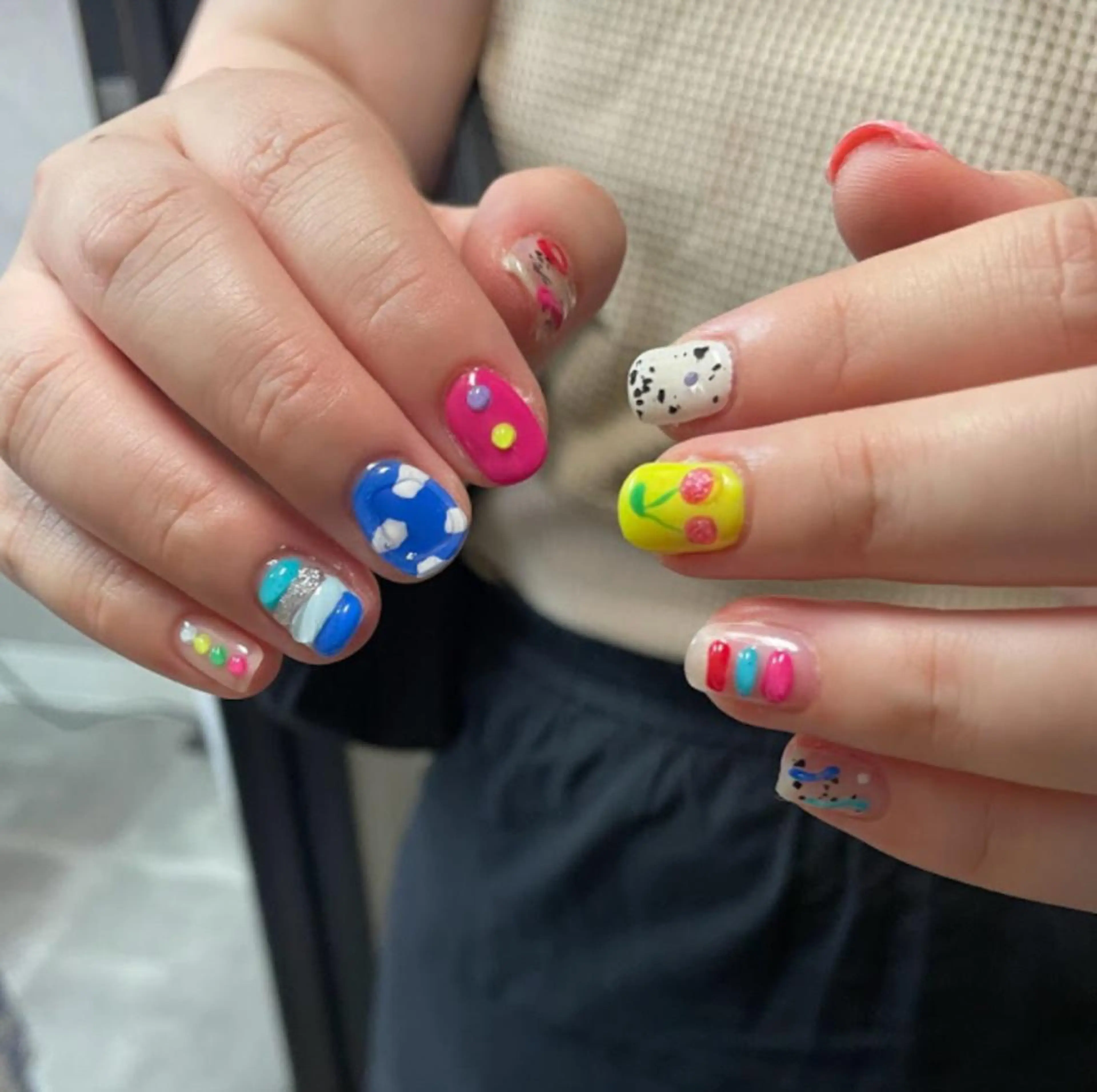 ネイル アートネイル クリアネイル フレンチネイル ジェルネイル ガラスフレンチ nailstudio eviz新宿店のネイルデザイン