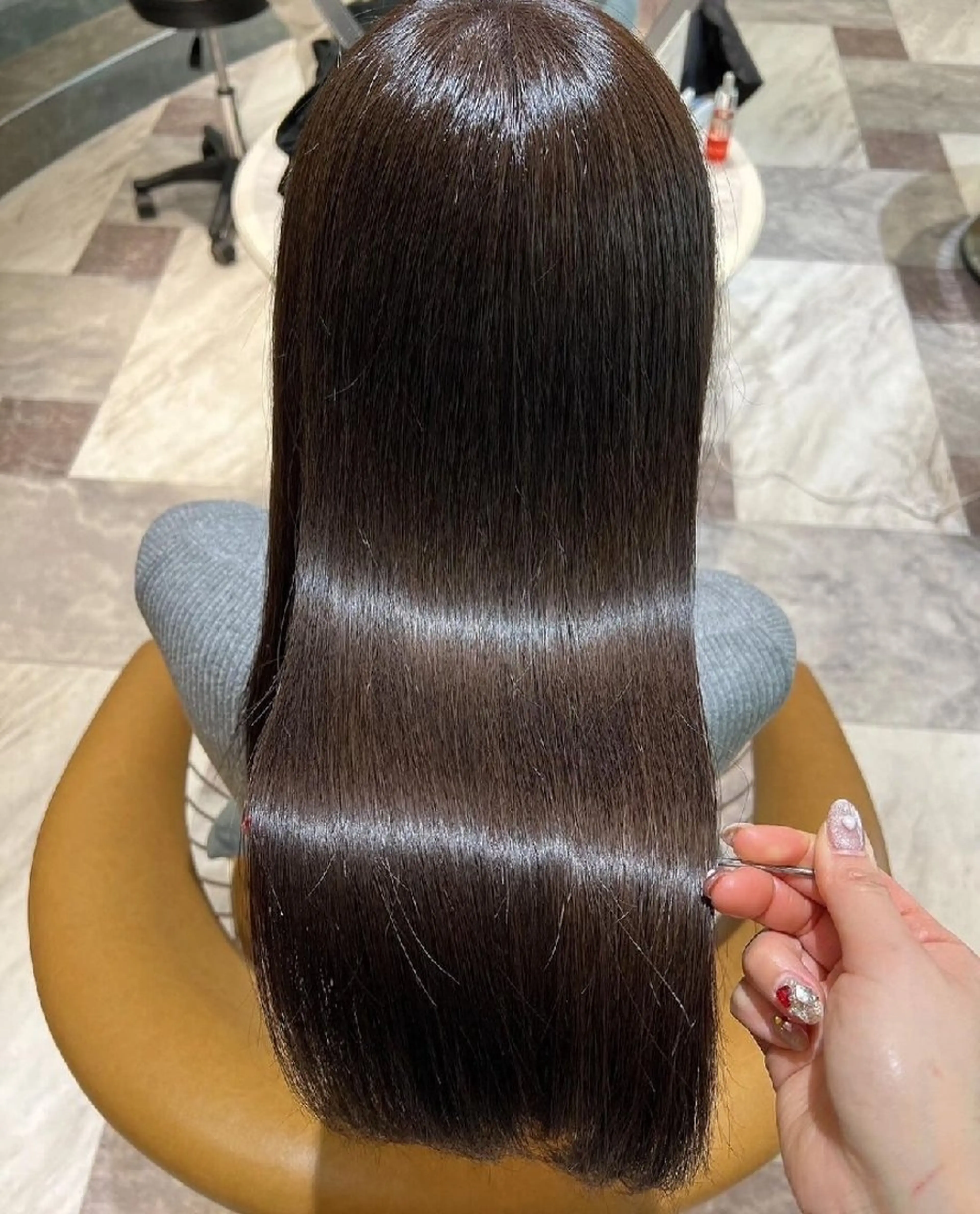 ロング カラー あかね☆ヘアアレンジ /ボブ/縮毛矯正のヘアスタイル