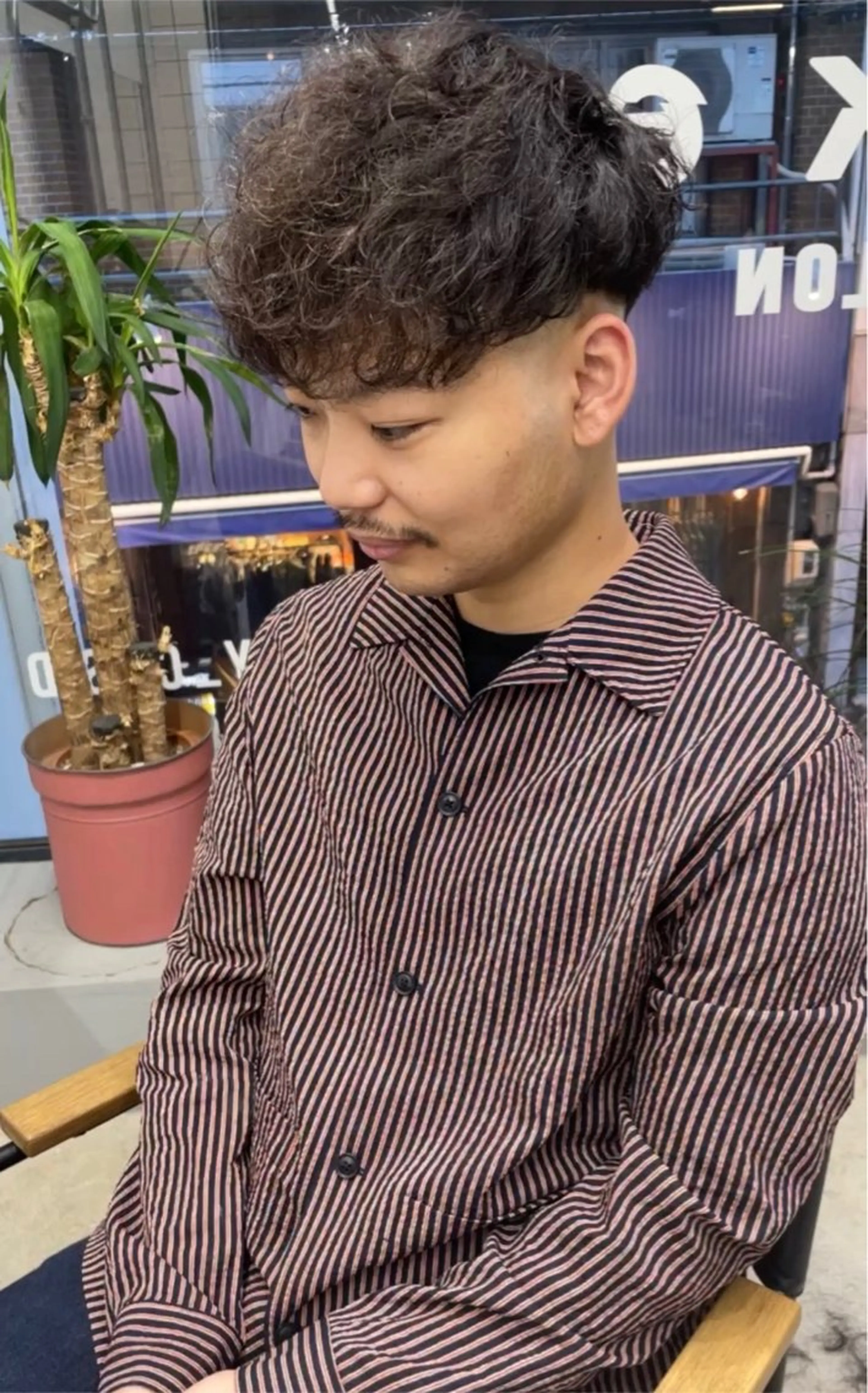 ショート パーマ メンズ メンズ専門サロン wokeのヘアスタイル