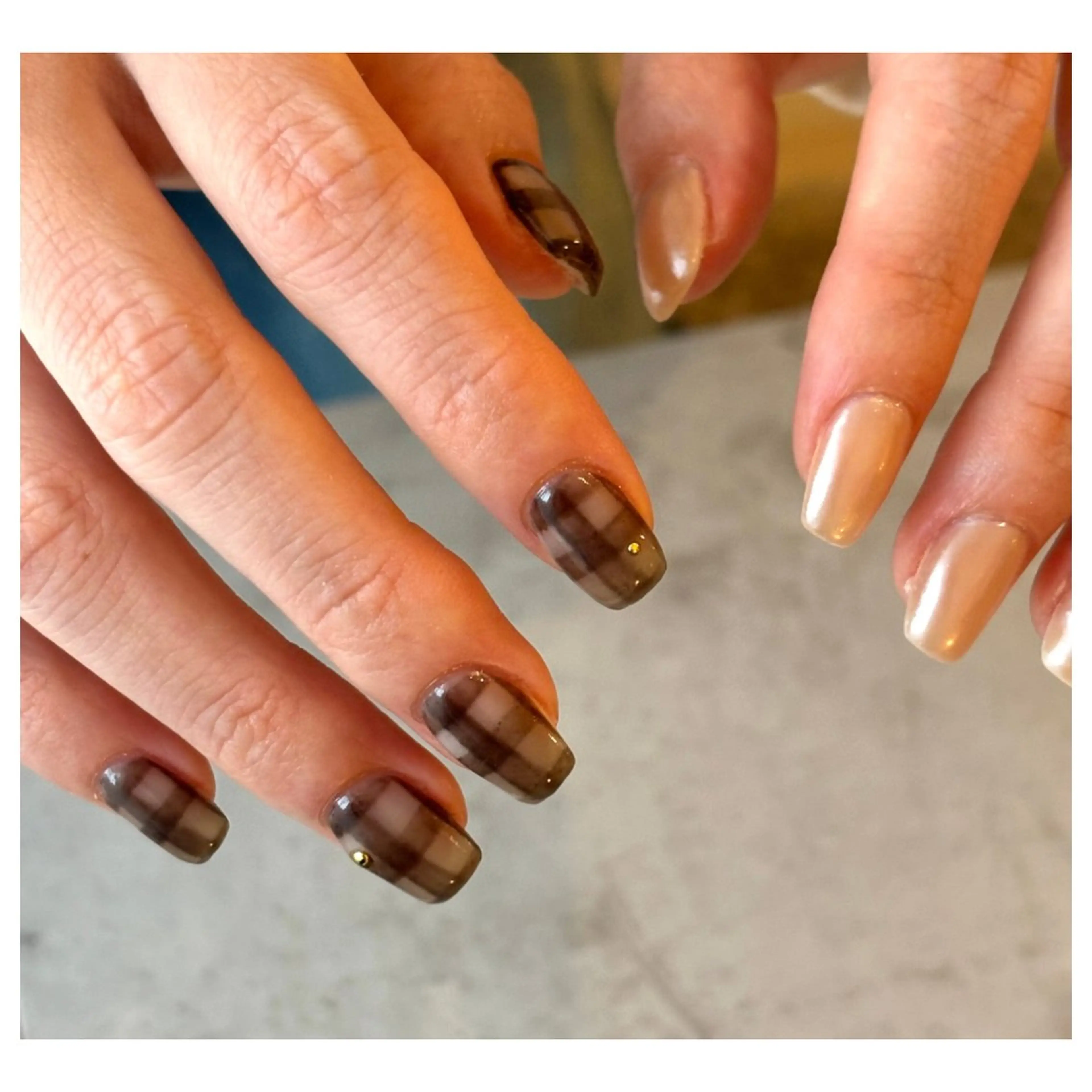 ネイル 韓国ネイル ハンドネイル Elio 国泰寺のネイルデザイン