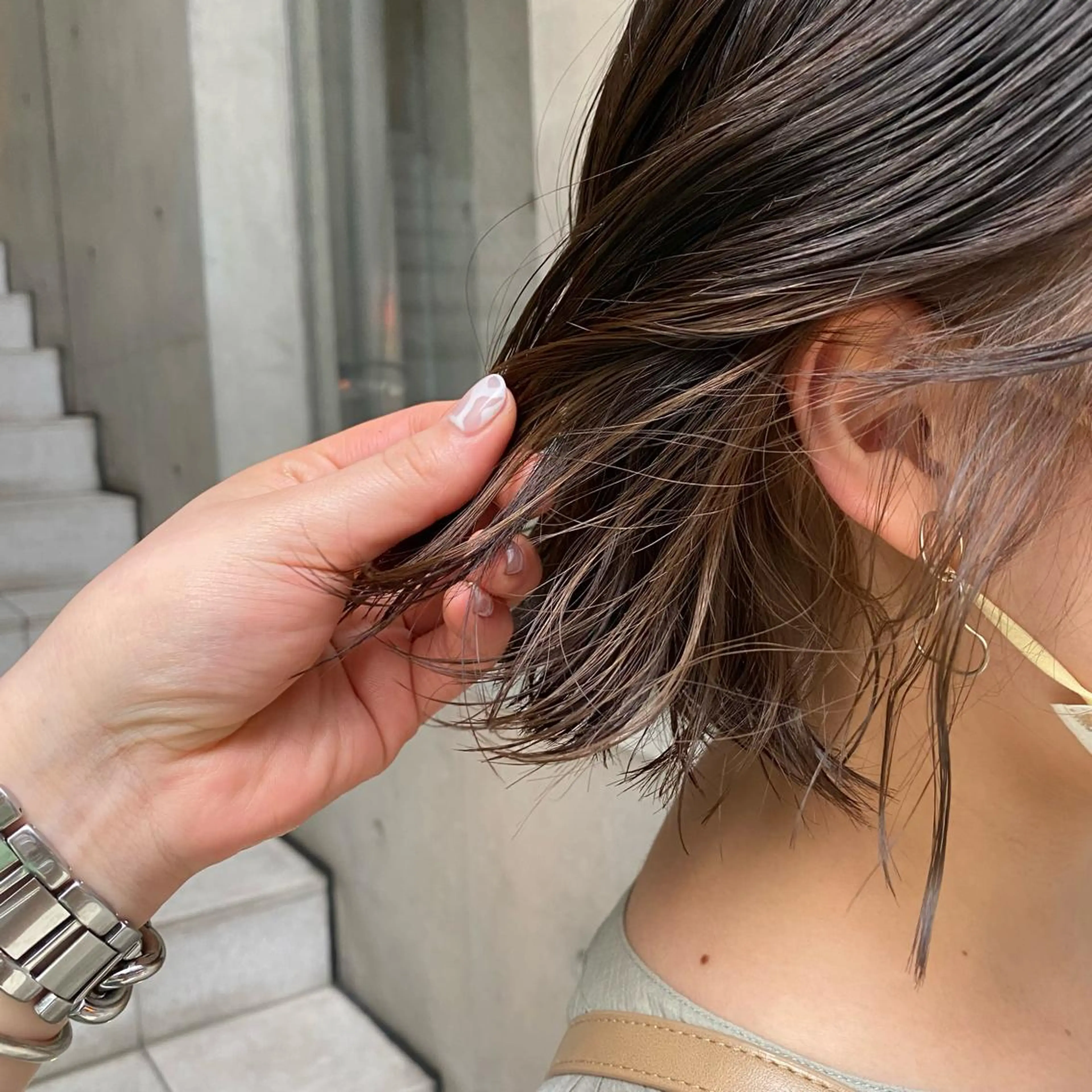 ショート カラー INORI @de2poのヘアスタイル