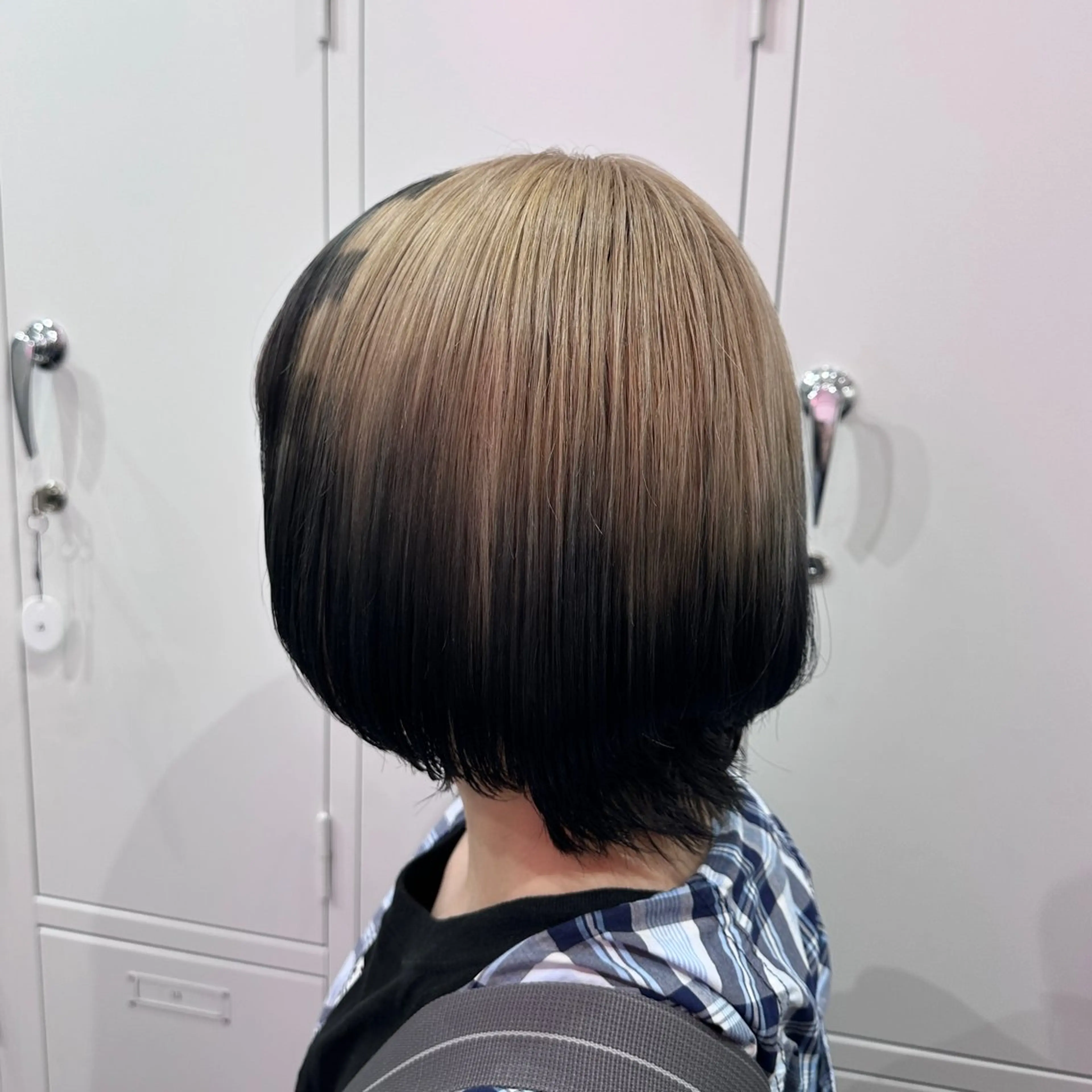 ミディアム カラー ハイトーン/ウルフ /エクステ/ましろのヘアスタイル