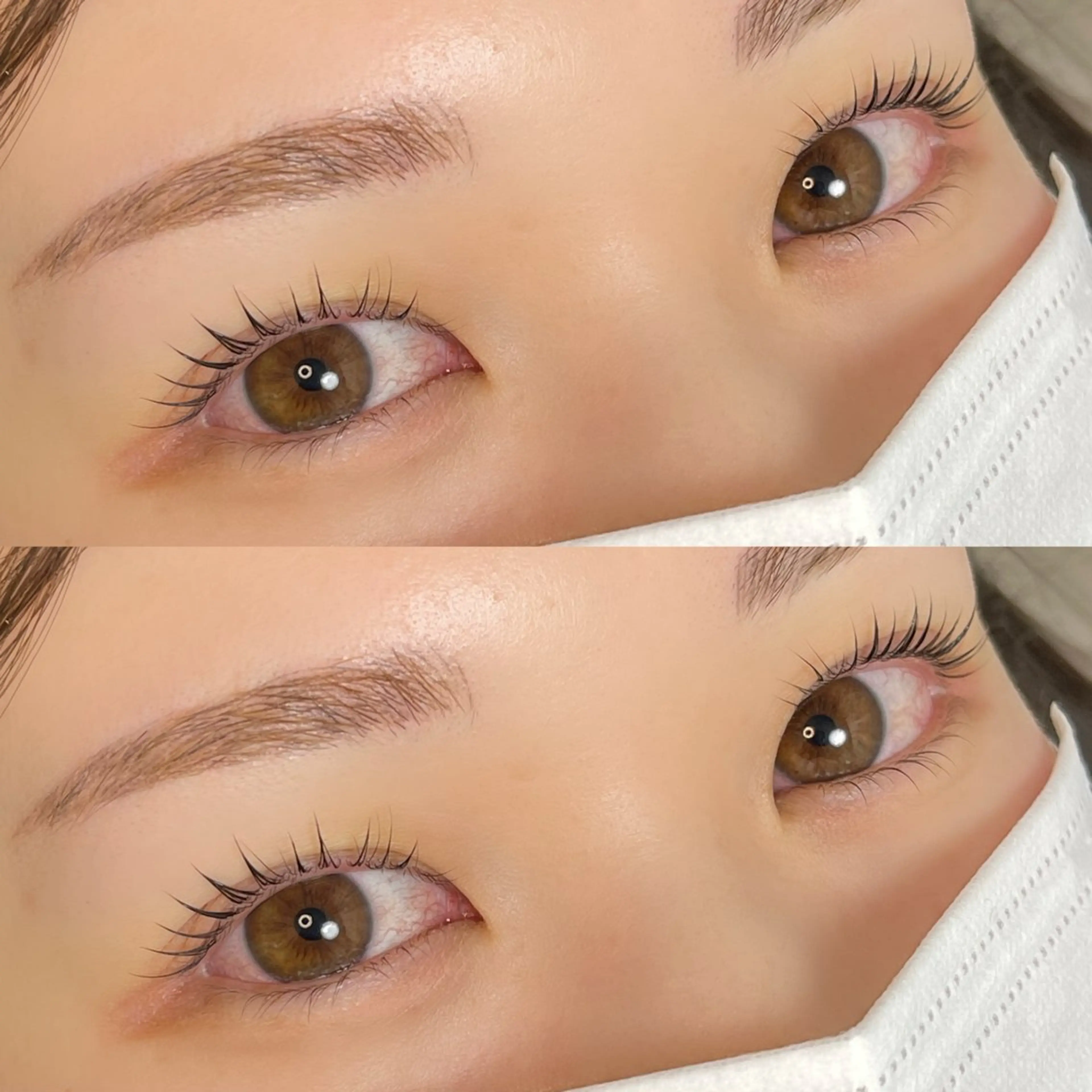 マツエク・マツパ 下まつげエクステ 一重×まつ毛パーマ 【ena】恵比寿/ chiba 🪿🤍のマツエク・マツパデザイン