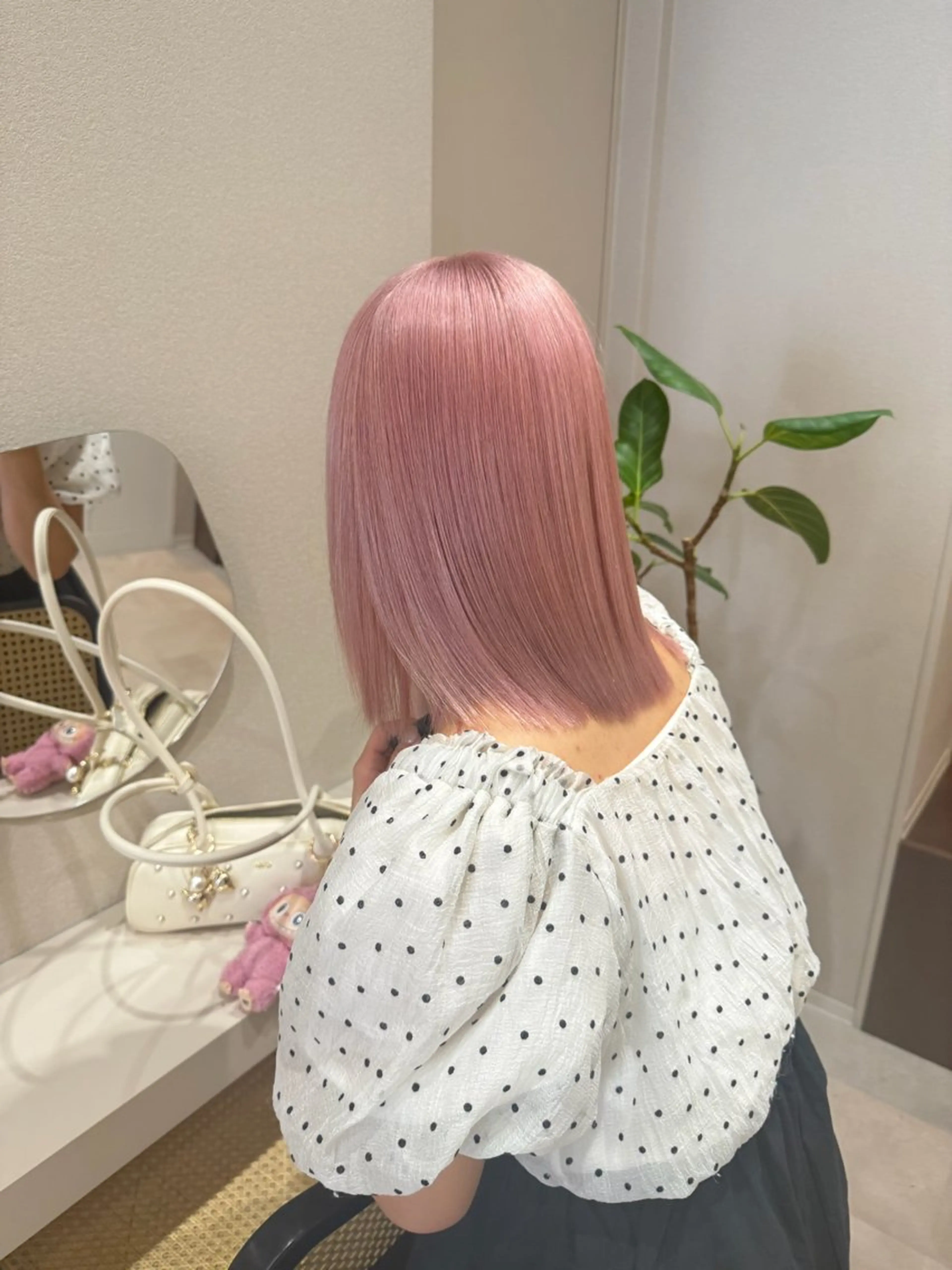 ミディアム カラー 色素薄めカラー o___mioのヘアスタイル