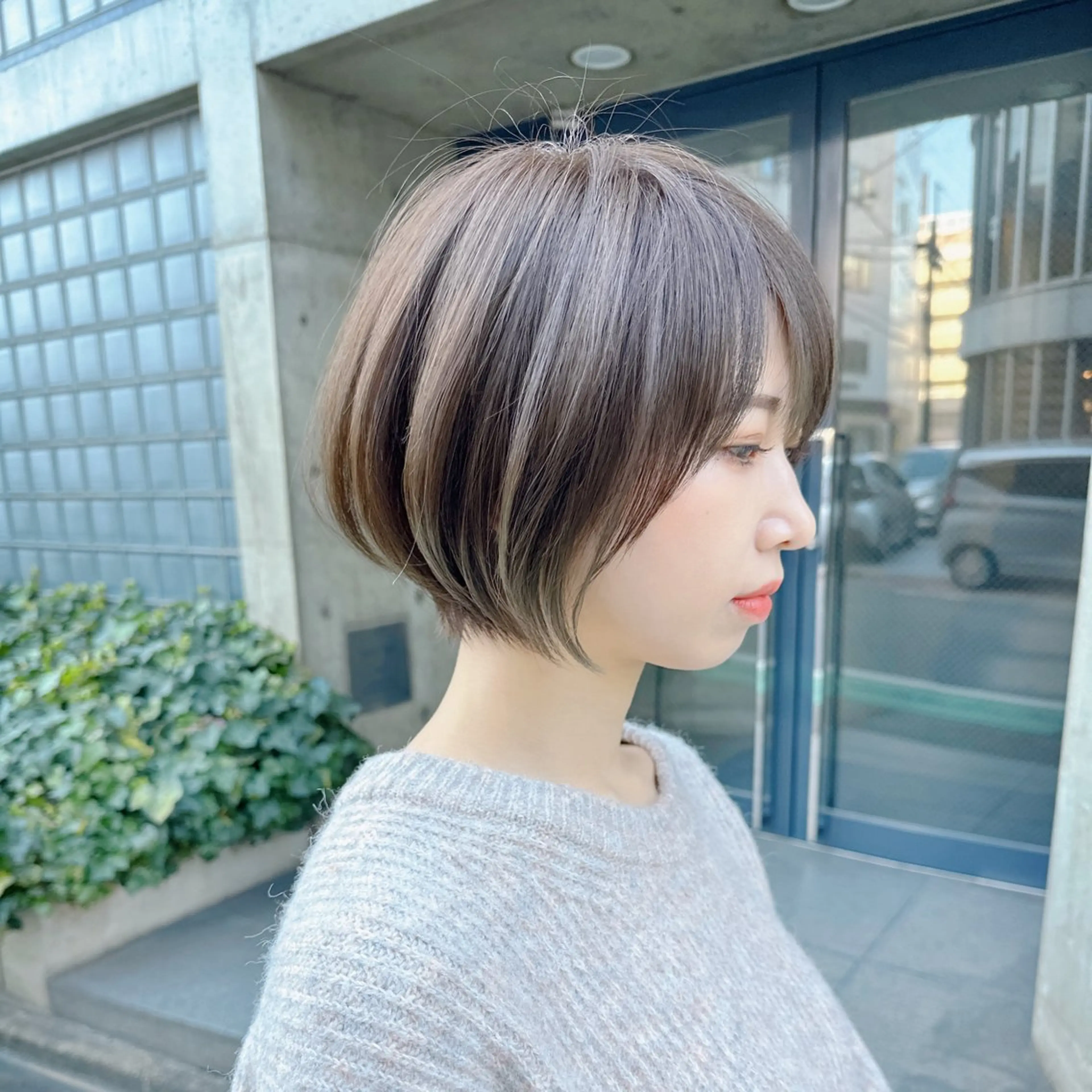 ショート カラー ブリーチなし/暖色/ 透明感/ririkaのヘアスタイル