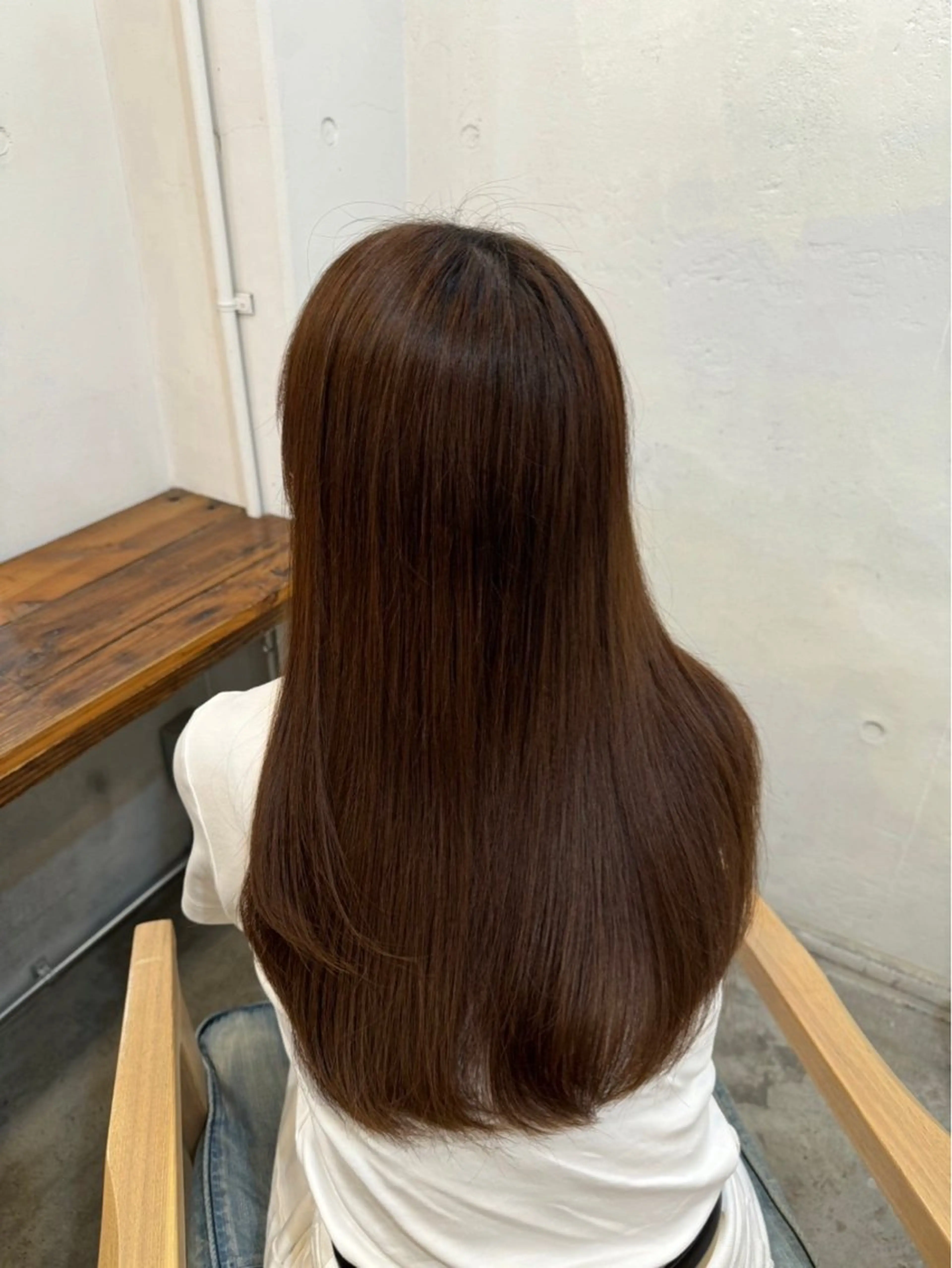 縮毛矯正リタッチの写真