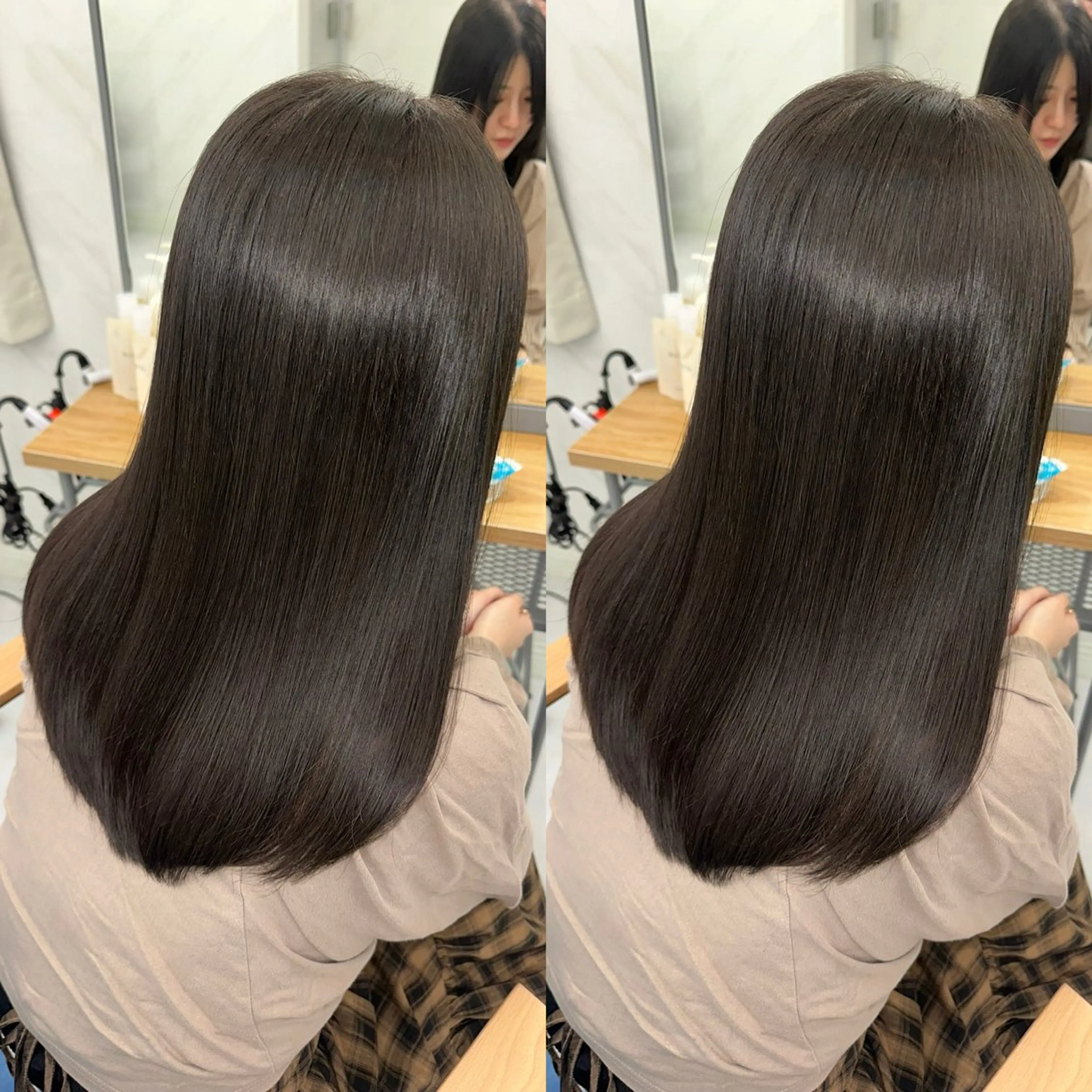 ロング 髪質改善🩵縮毛矯正 代々木/木下のヘアスタイル