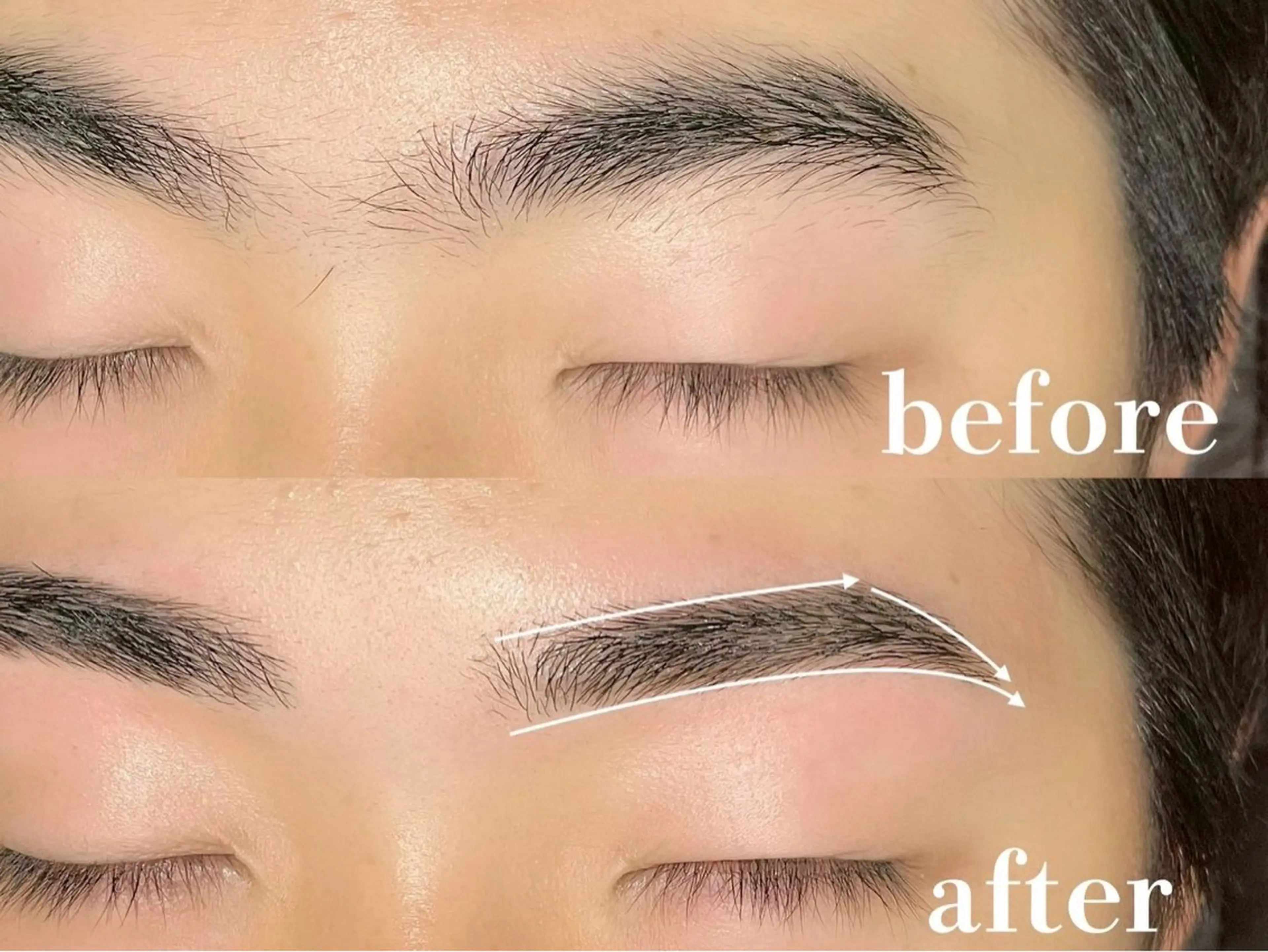 【🍒平日限定🍒】👦🏻💙メンズ眉毛wax脱毛のみの写真