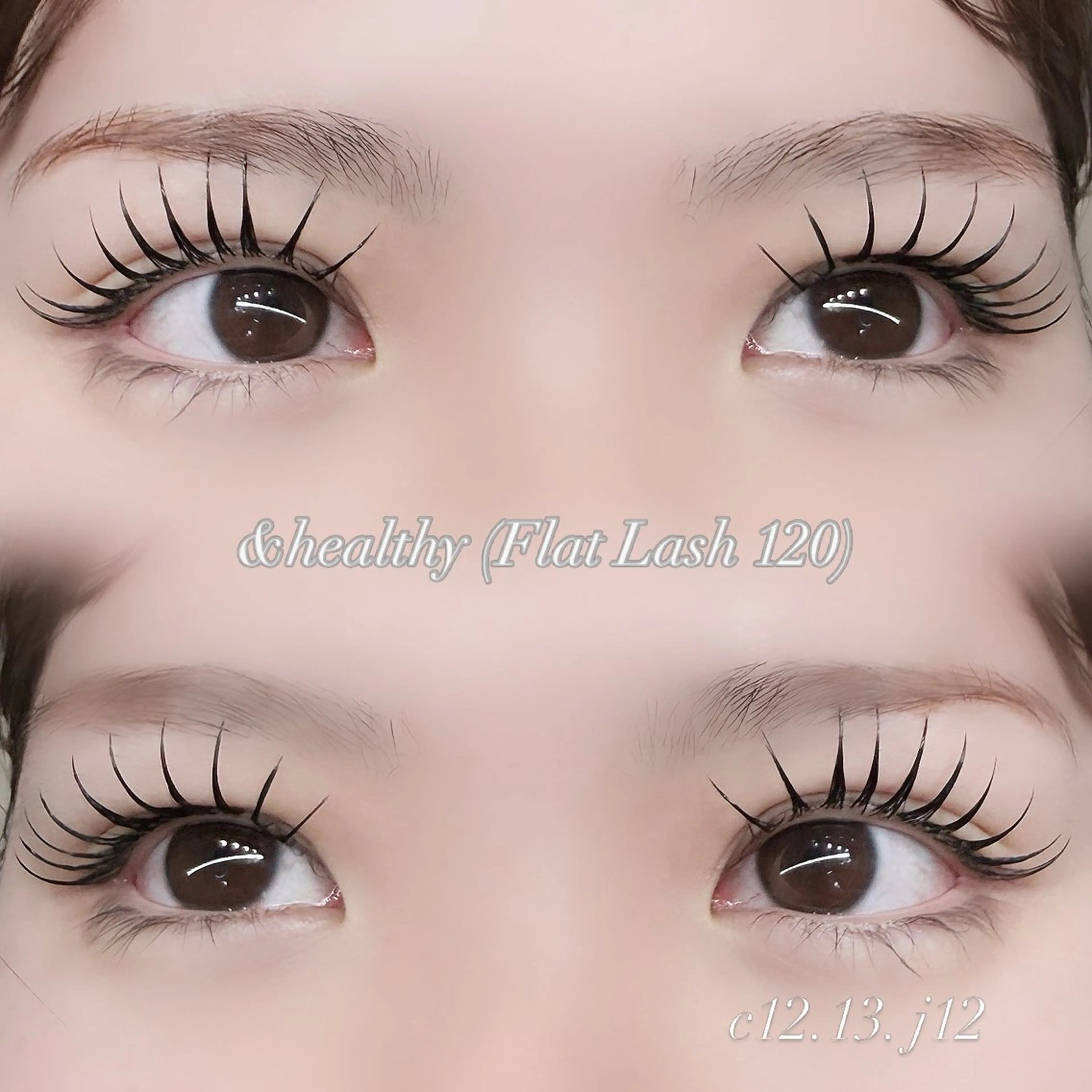 〖✨最新エクステパーマ✨〗&healthy(アンドヘルシー)🎀フラットラッシュ120本の写真