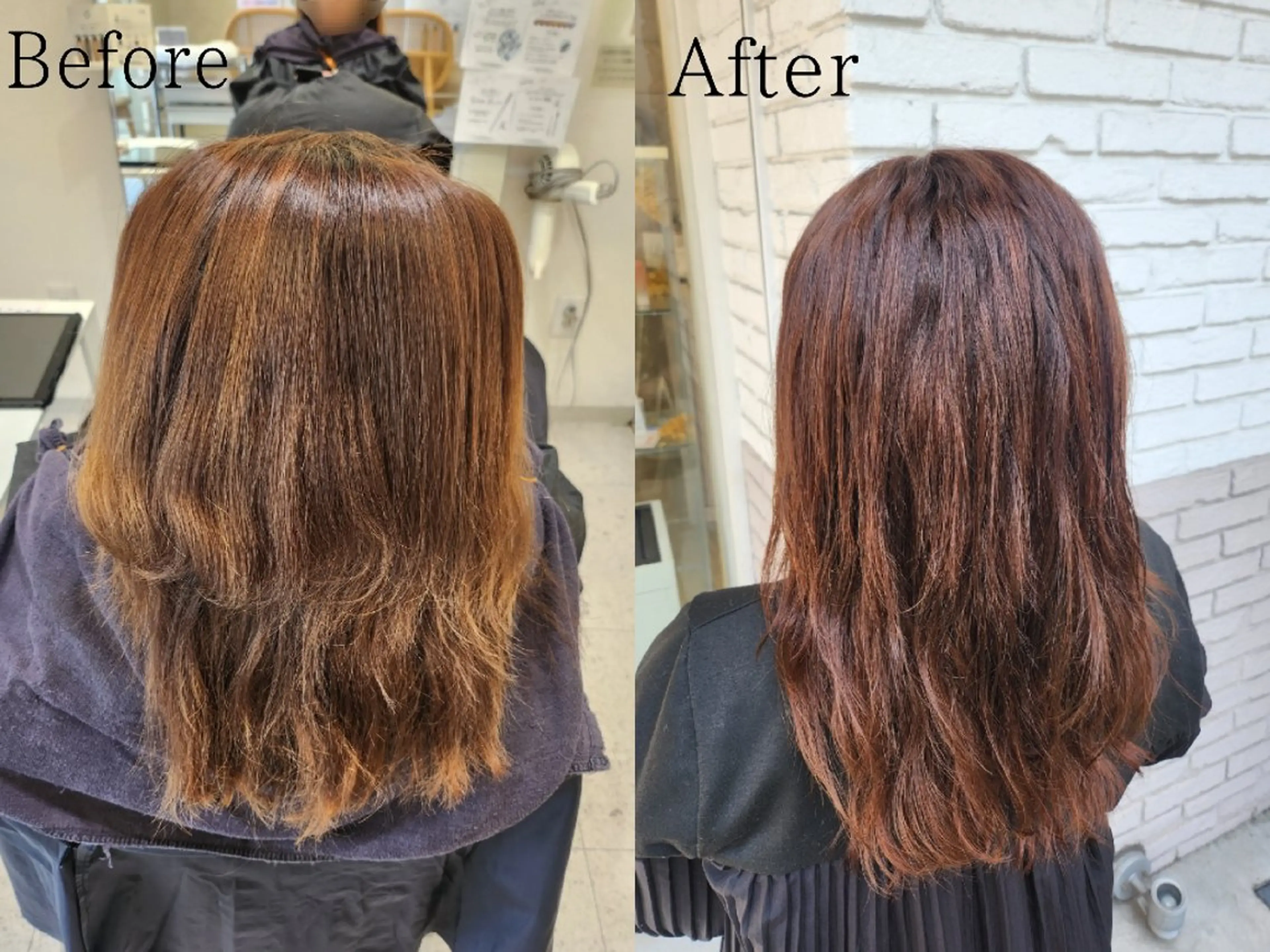 カラー ブラウンカラー ナチュラルブラウン ヘアカラー 津波古 杏純のヘアスタイル