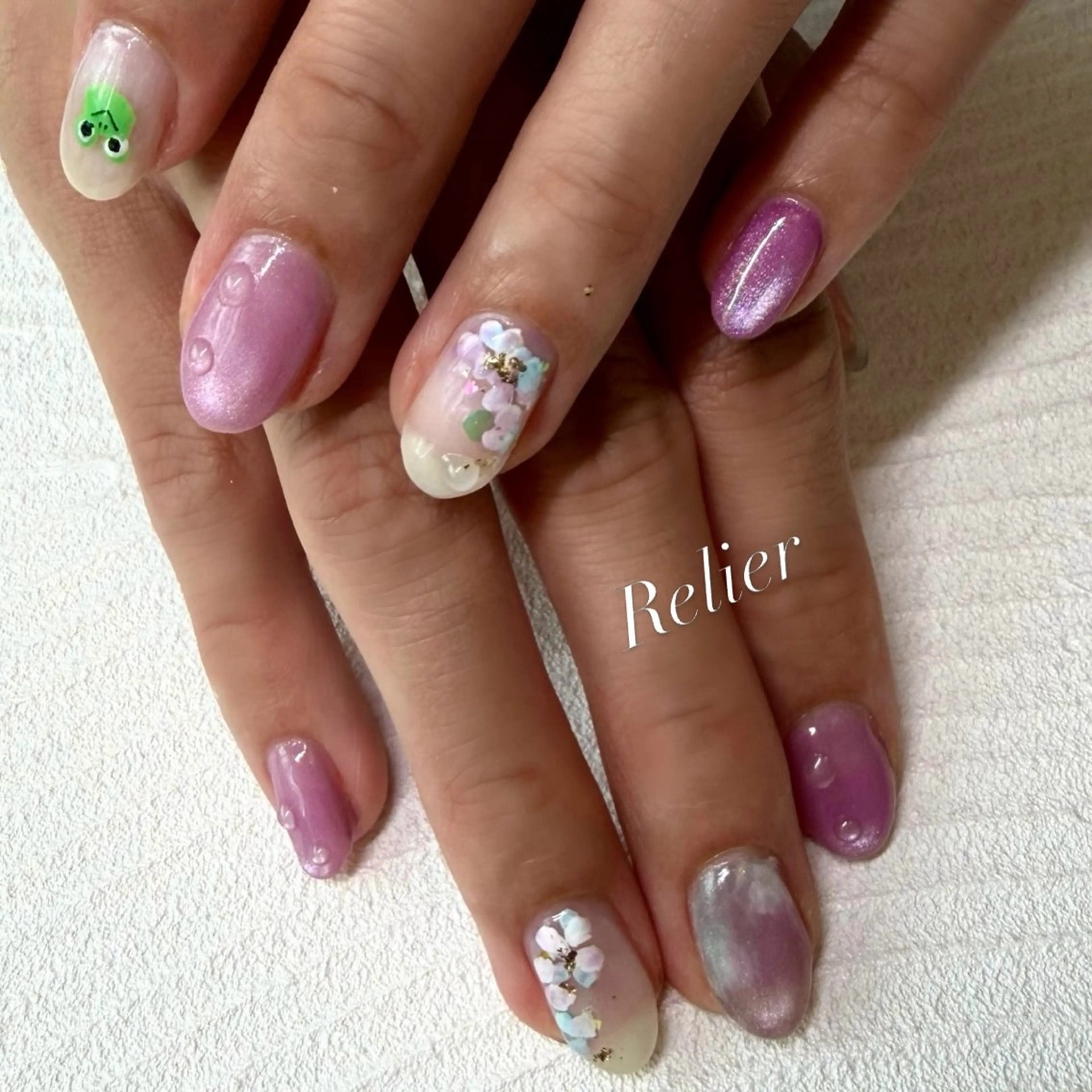 ネイル ハンドネイル Relier ayakaのネイルデザイン