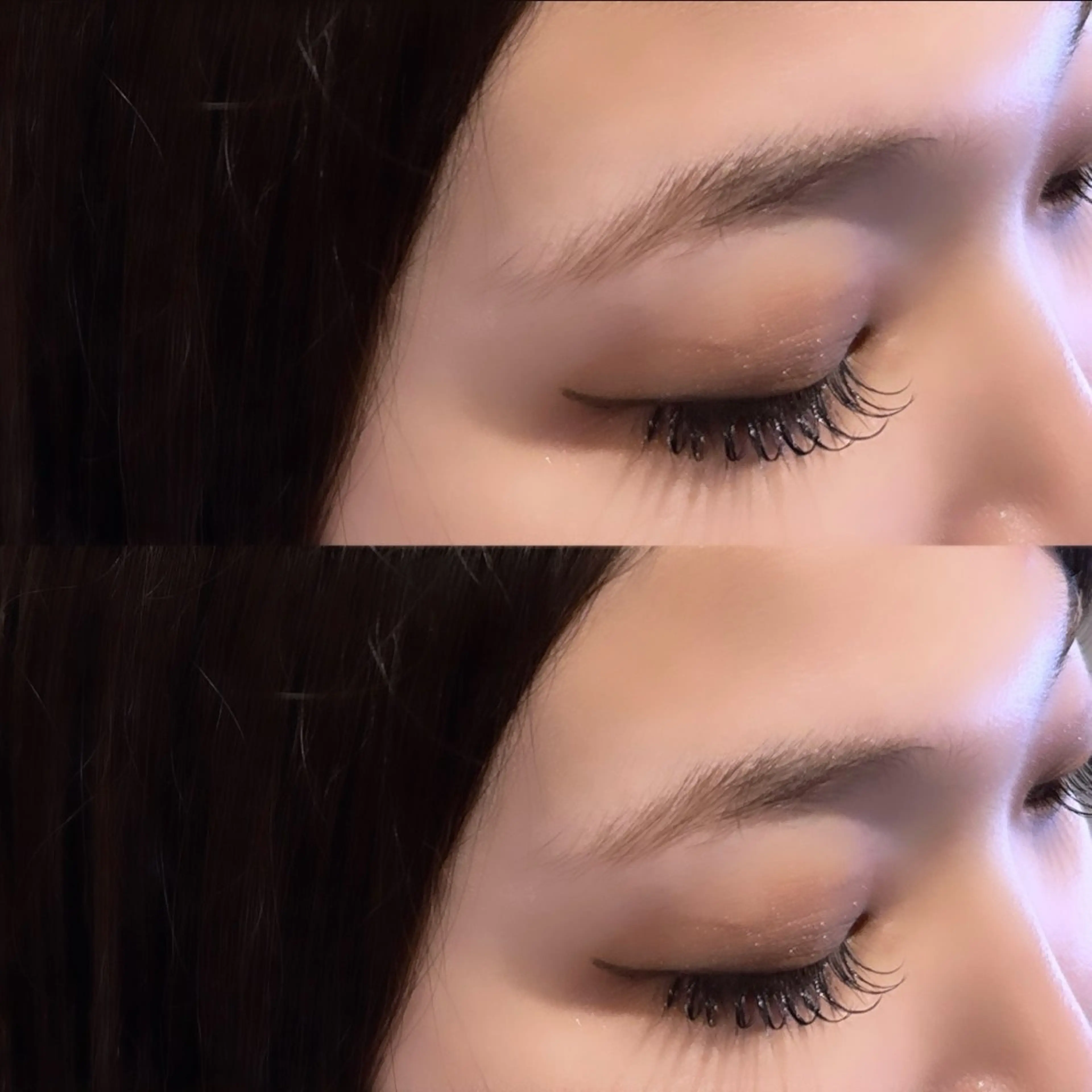 flat lash100本︎︎𓂃◌𓈒🪽コーティング付き、束感まつ毛👀✨️の写真