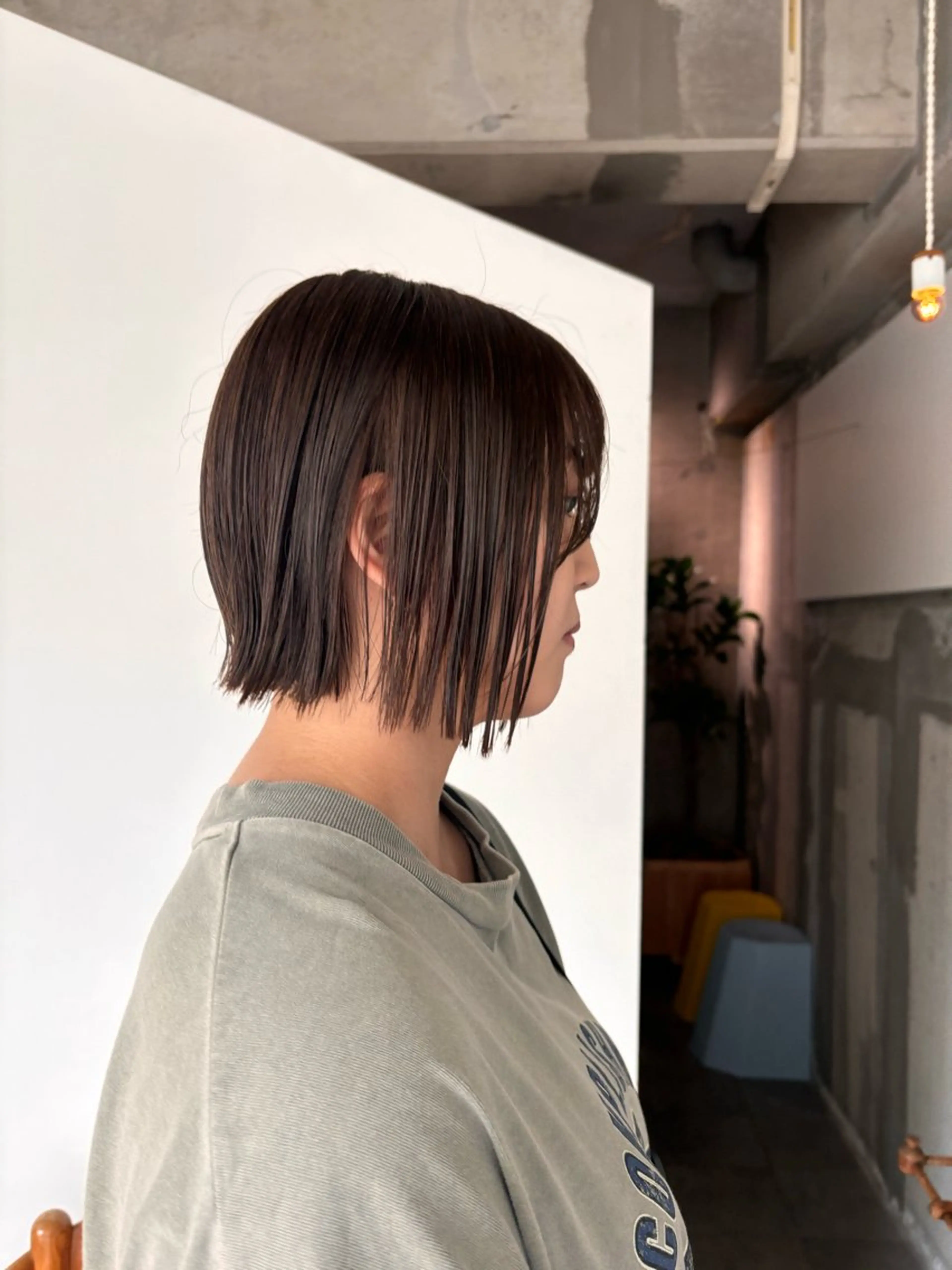 ショート mirai/レイヤー ボブ/デザインのヘアスタイル