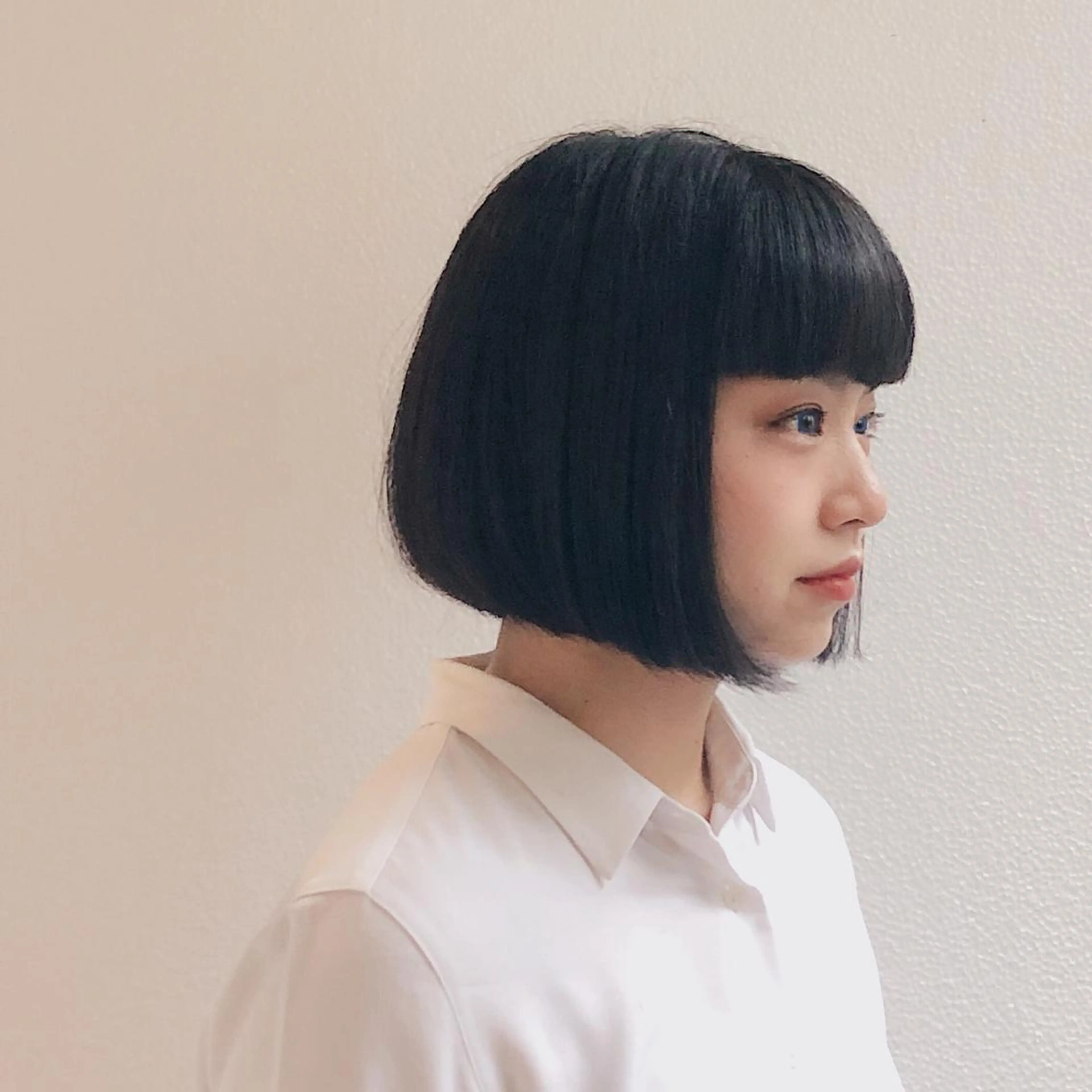 ミディアム ボブ Chardon✂️ 平田佳奈子💄のヘアスタイル