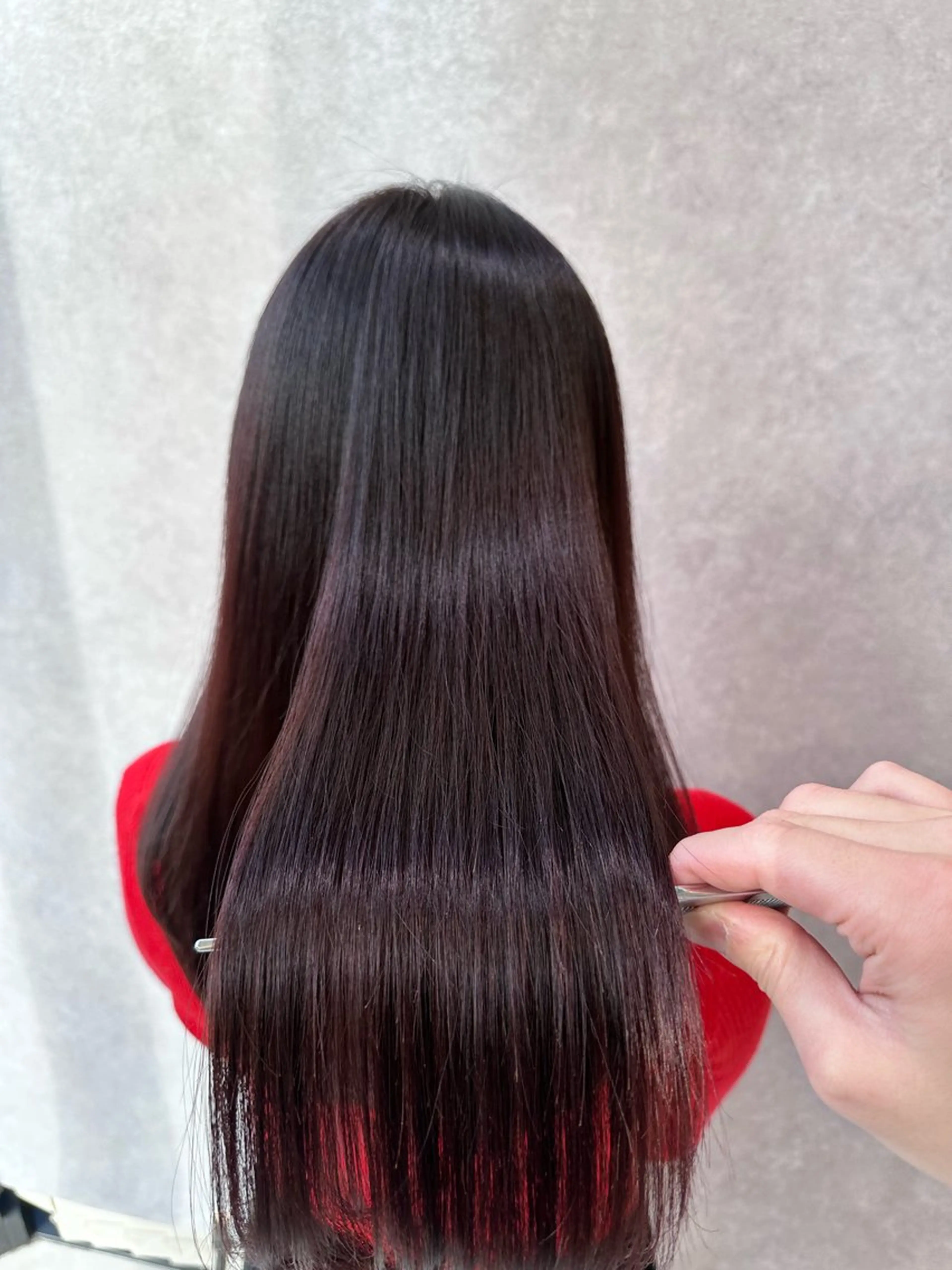 ロング カラー カット ヘアカラー トリートメント 🔸縮毛矯正/髪質 改善カラー石崎🔸のヘアスタイル