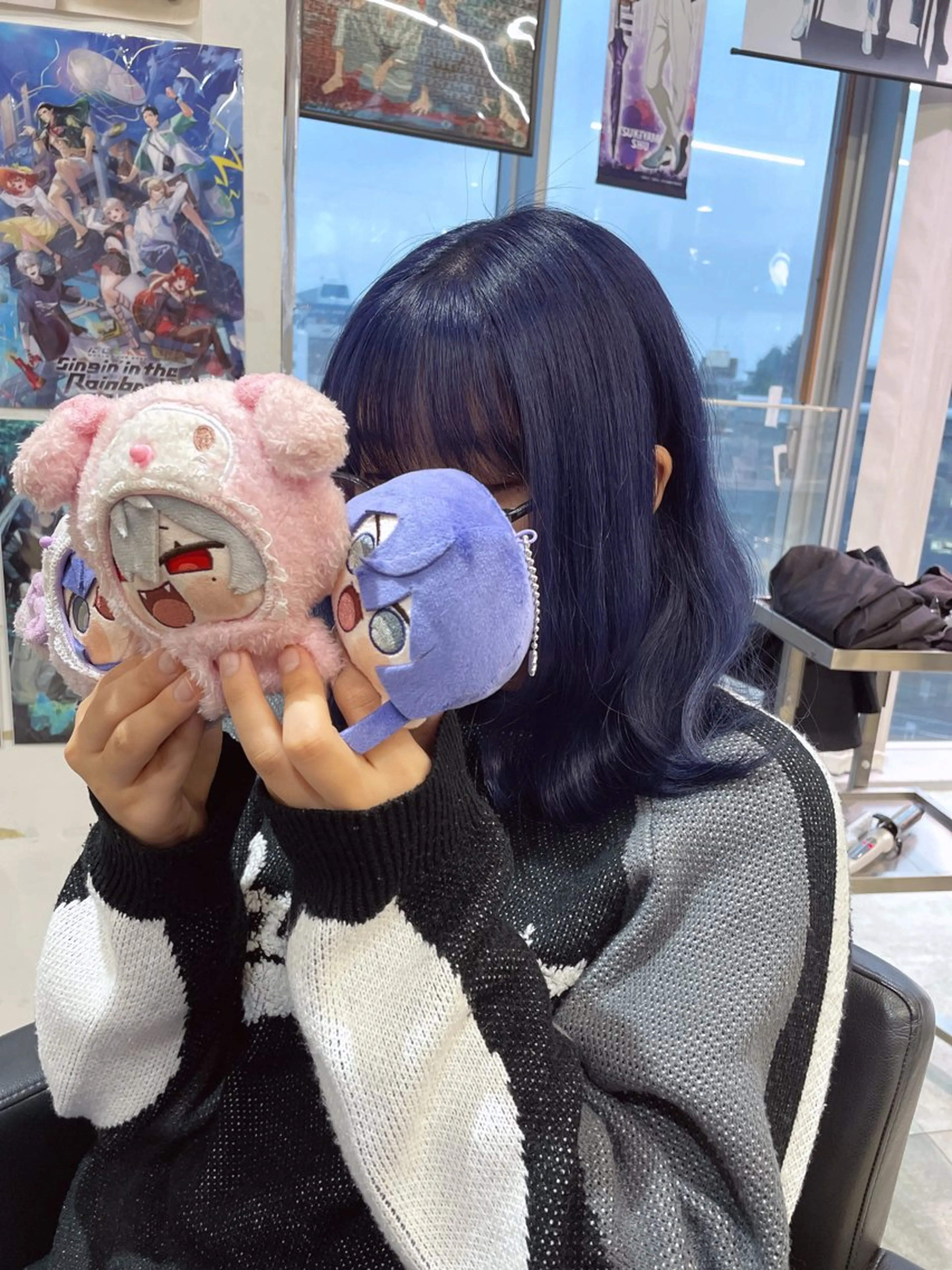 ミディアム カラー ヘアカラー 💖推しカラー💖 オタク美容師✂ゆづきのヘアスタイル