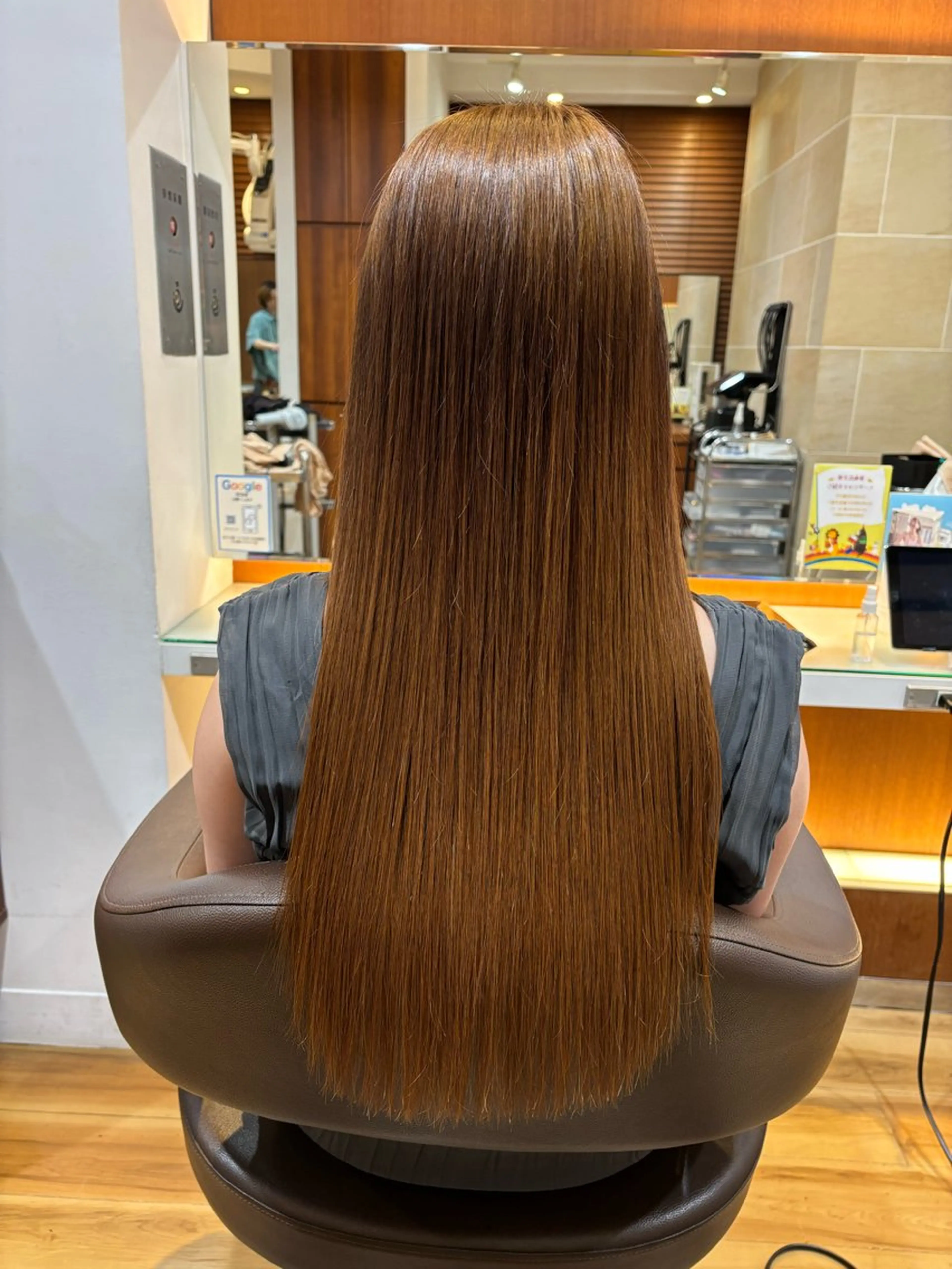 ロング 髪質改善 トリートメント カット トリートメント レイヤーカット /透明感/千葉怜寿のヘアスタイル