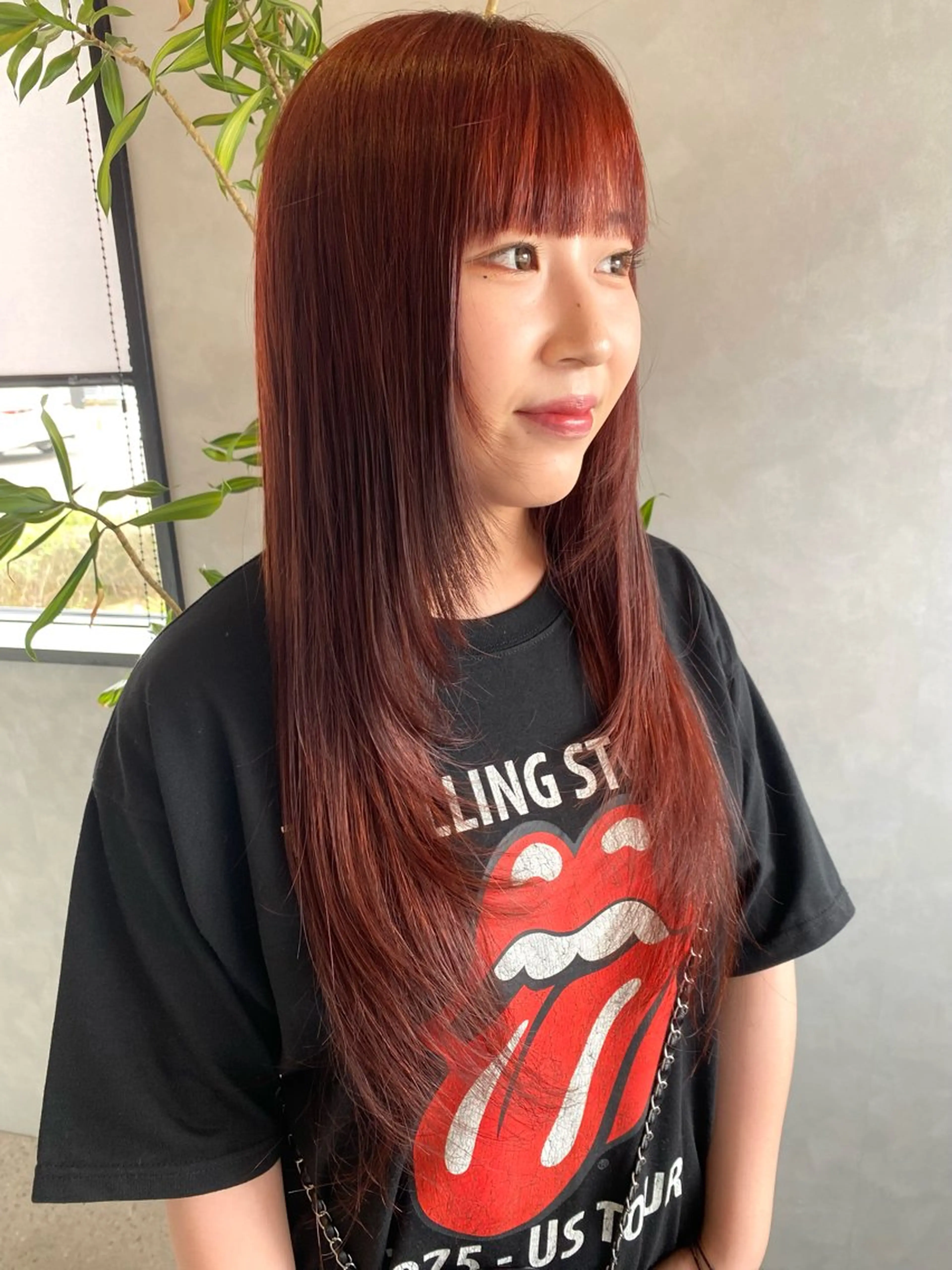 カラー ヘアカラー 白井 音羽のヘアスタイル