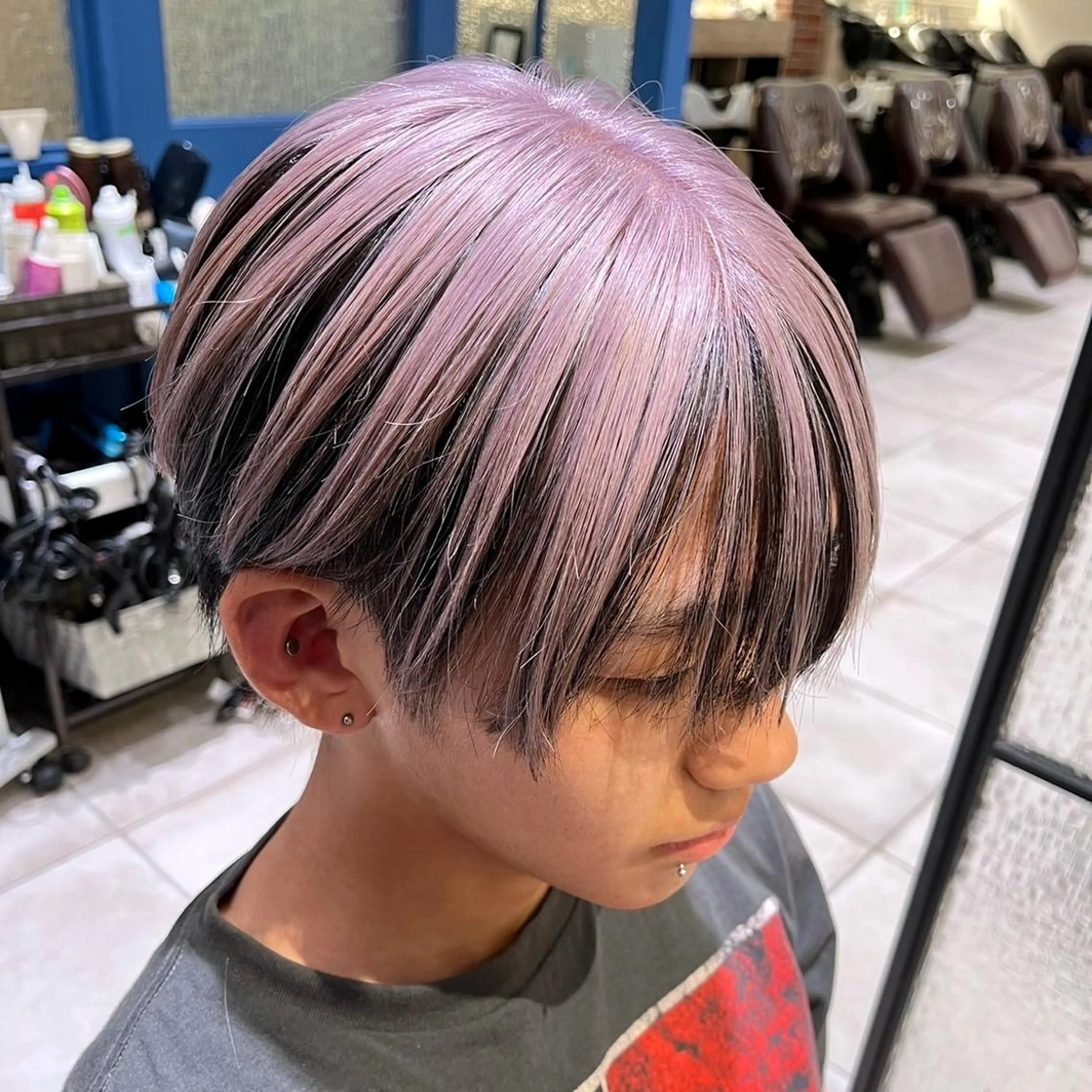 カラー ラベンダーカラー ✨ カラーリストひろき✨のヘアスタイル