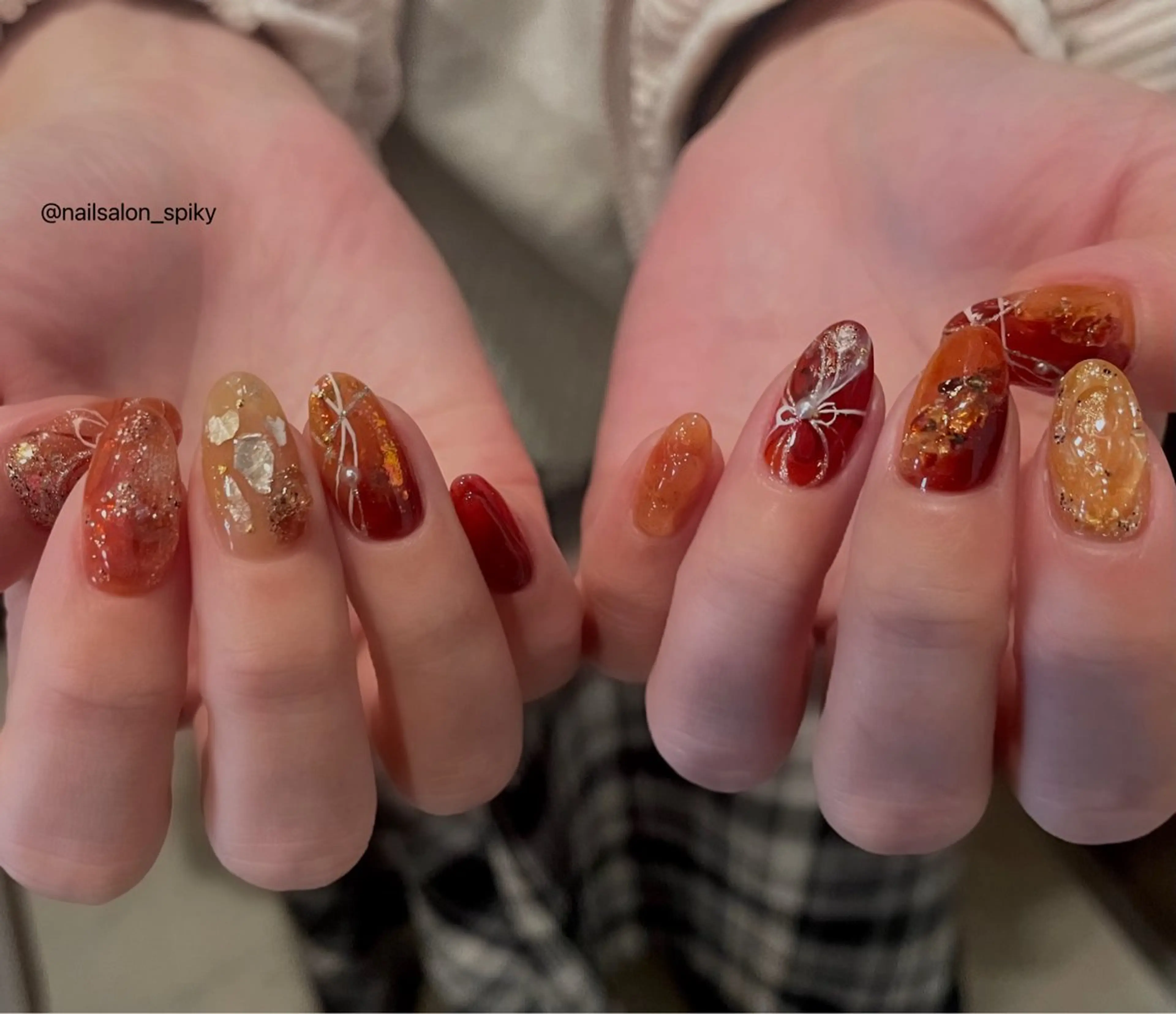 ネイル Spiky とうげ ふうかのネイルデザイン