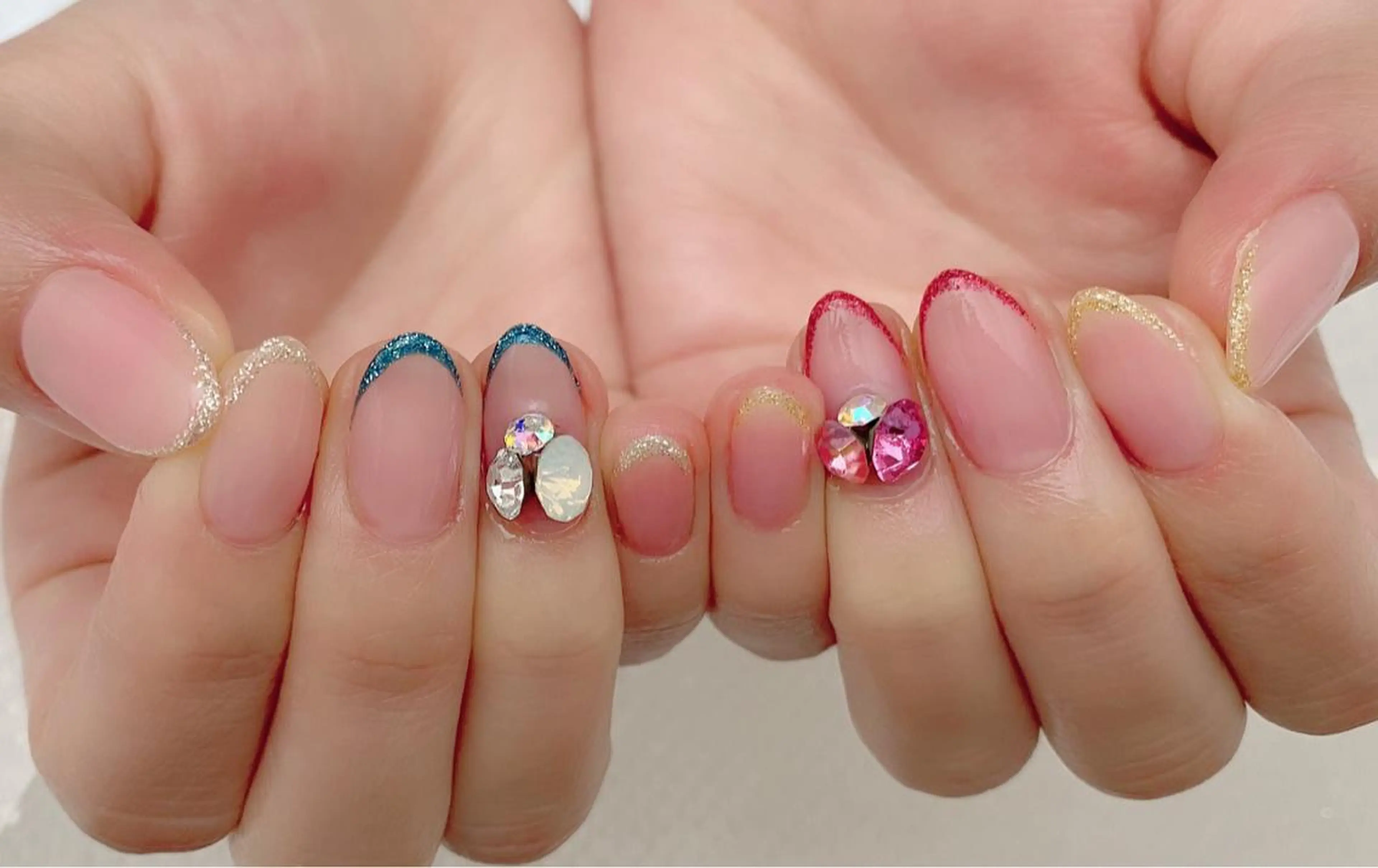 ネイル シンプルネイル 春ネイル ハンドネイル ハンドケア u sのネイルデザイン