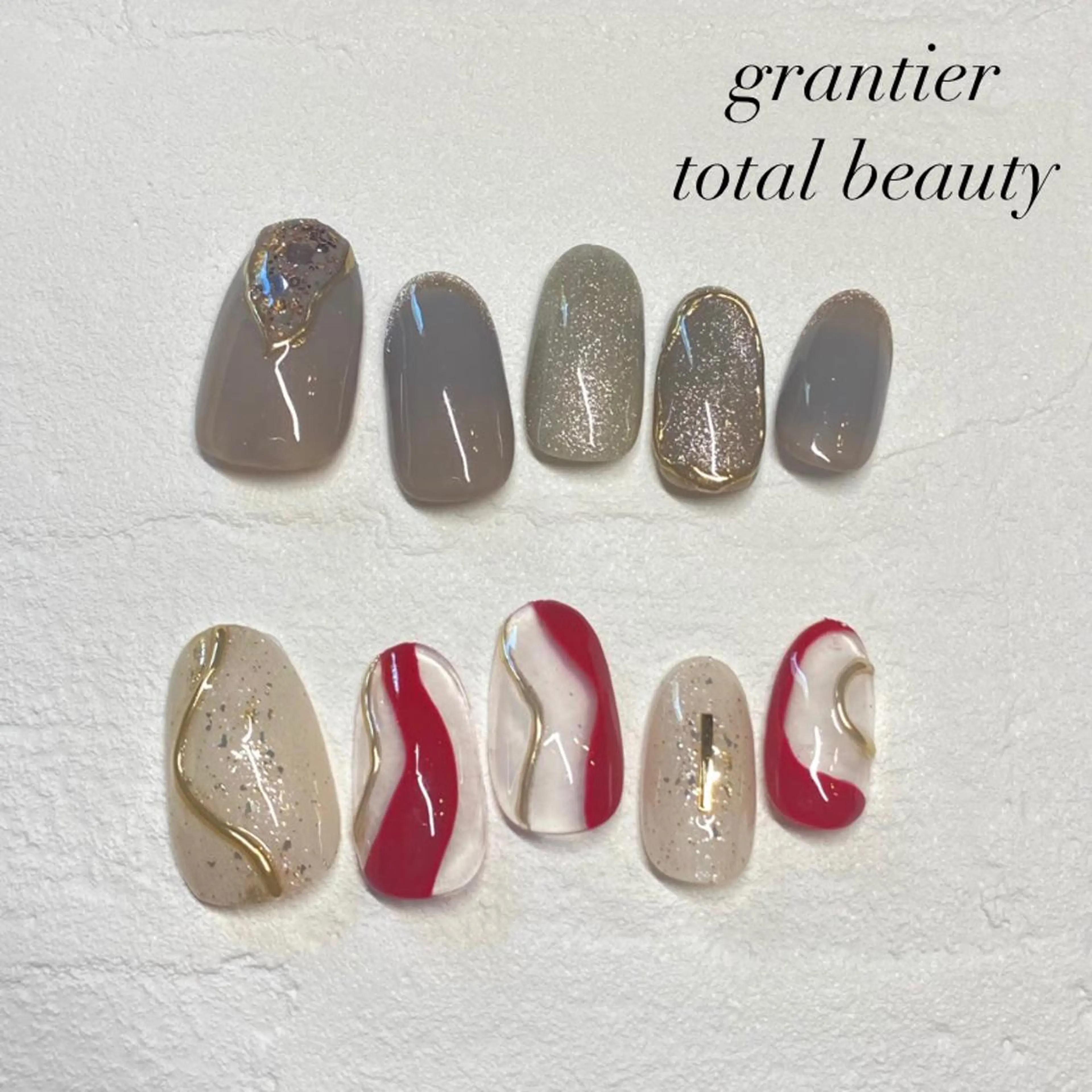 ネイル ハンドネイル grantier beautyのネイルデザイン