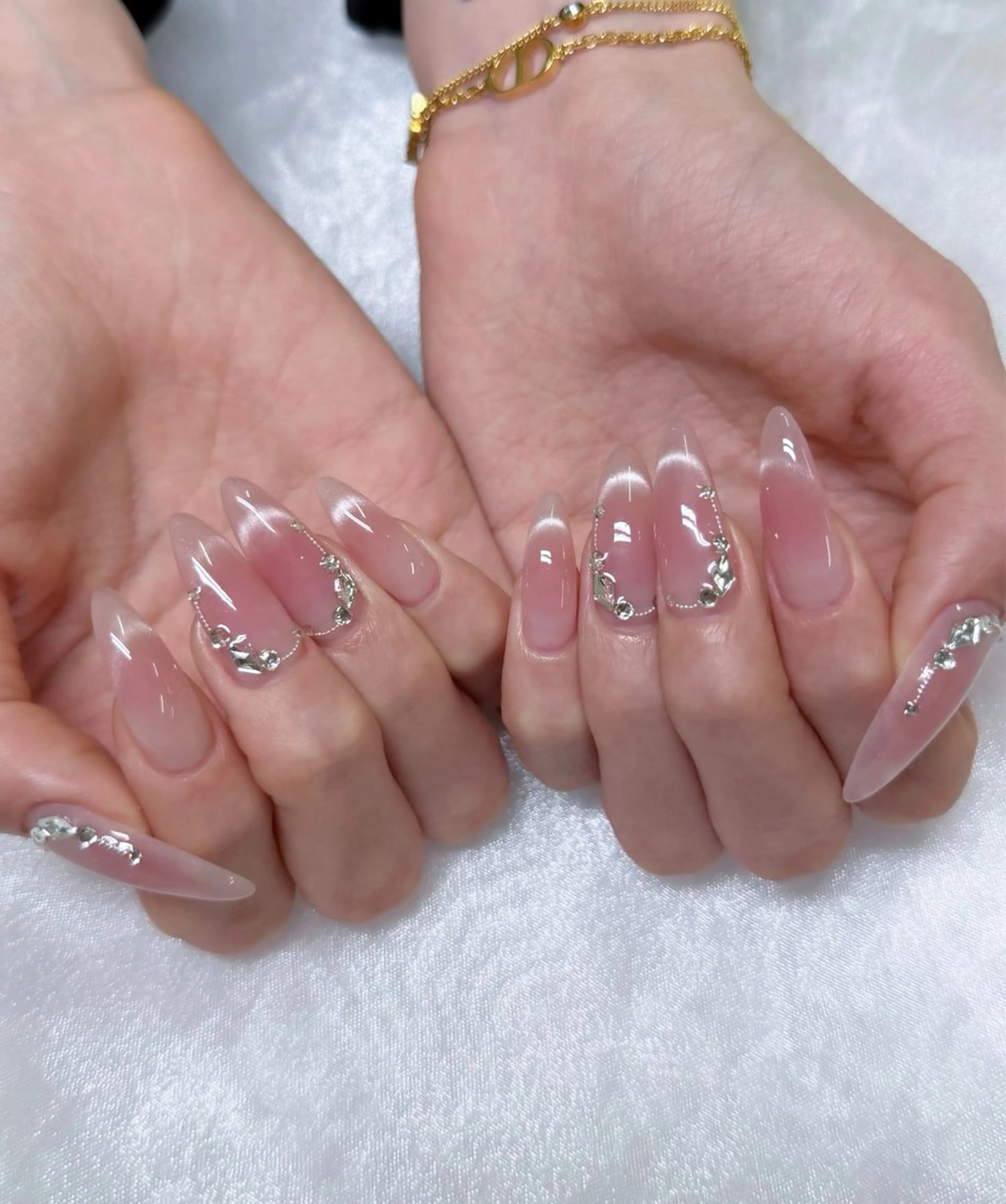 ネイル チークネイル マグネットネイル ハンドネイル FLYNail 梅田店のネイルデザイン