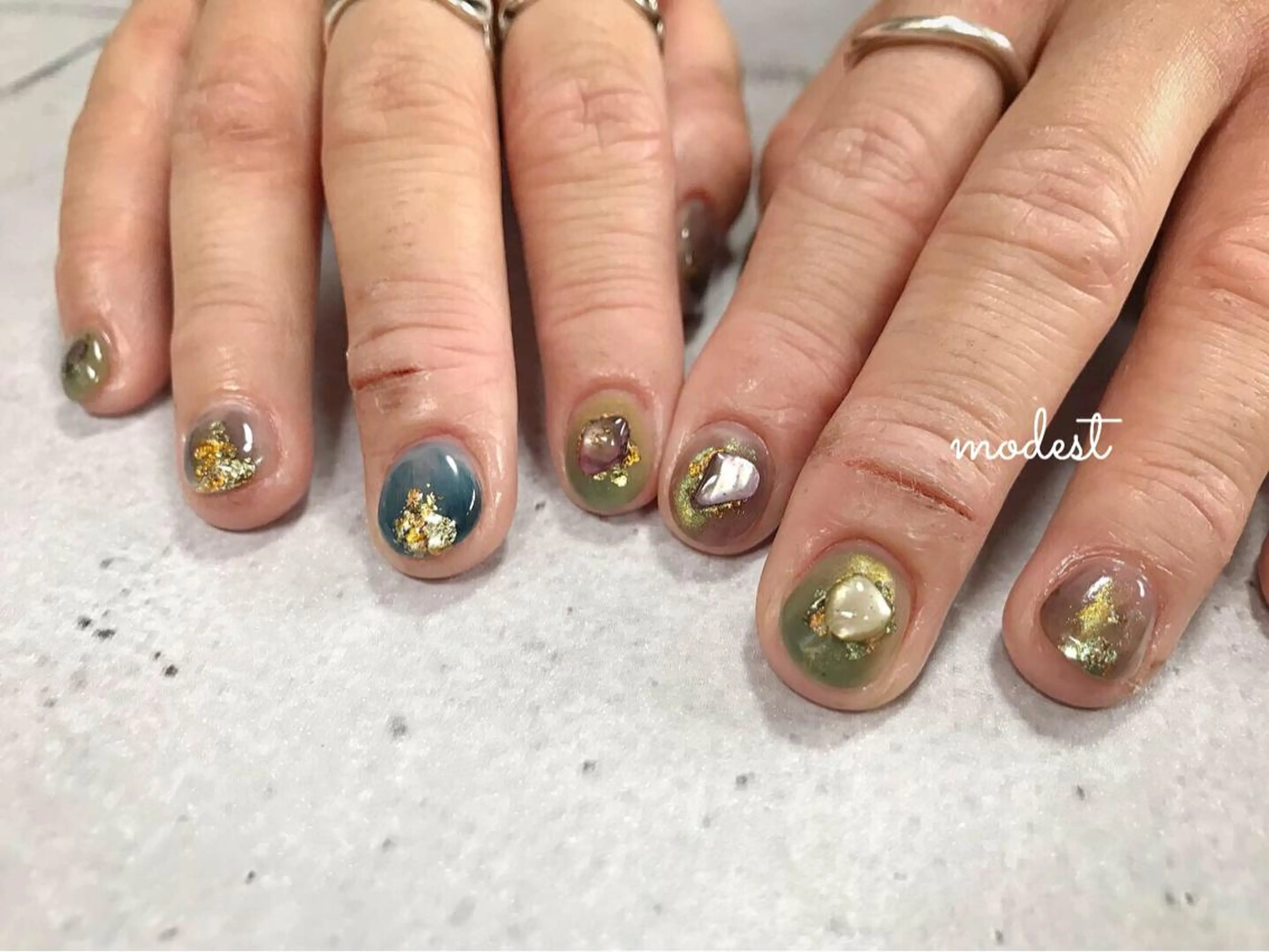 ネイル 久田 悠佳のネイルデザイン