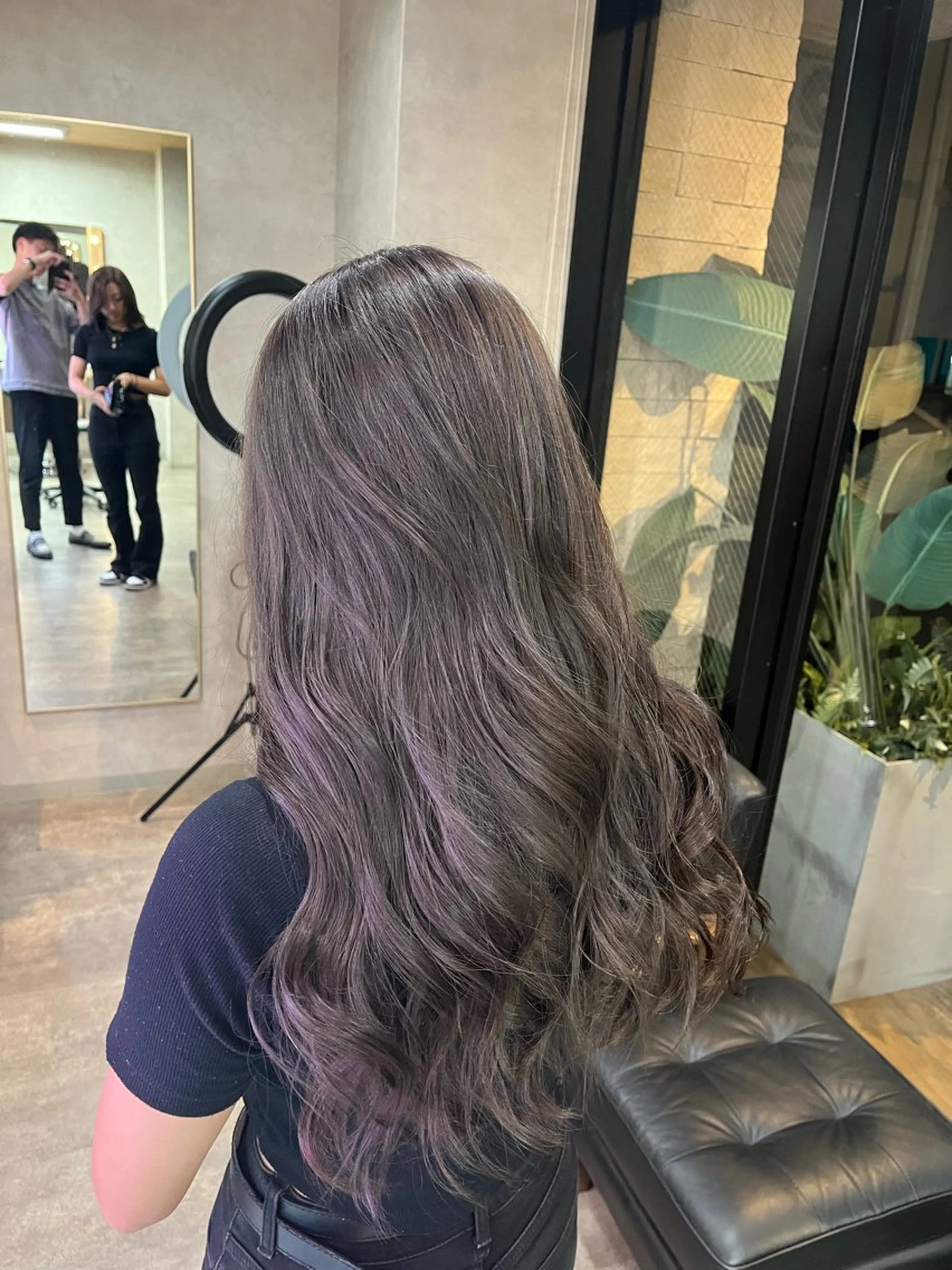 ロング カット ヘアカラー トリートメント ヘッドスパ RIENS xrea一樹のヘアスタイル