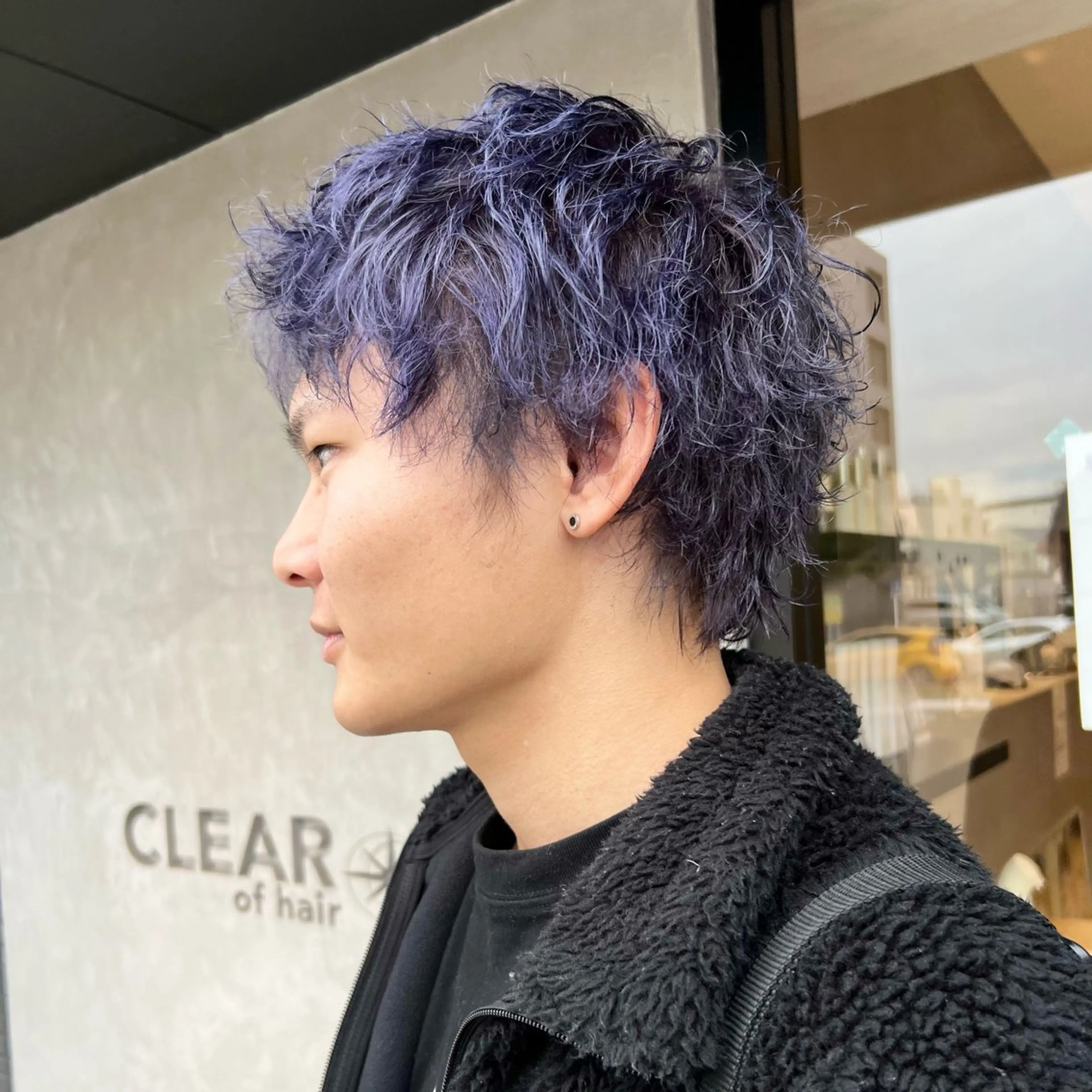 カラー メンズ カット ヘアカラー メンズパーマ/フェ ザーパーマ/古川晴輝のヘアスタイル