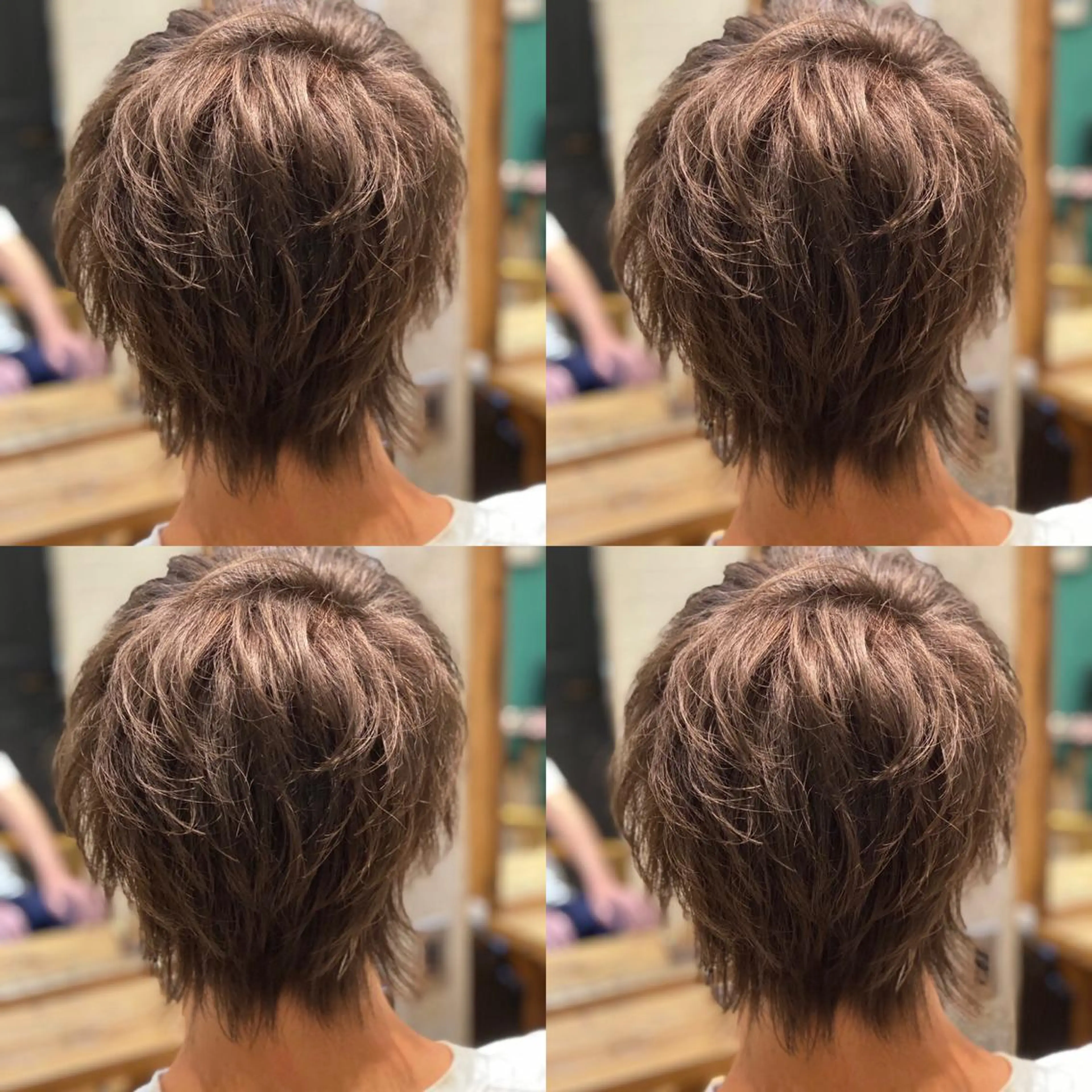 カラー ブリーチ グレージュ 神山 大樹✂︎宇都宮江曽島のヘアスタイル