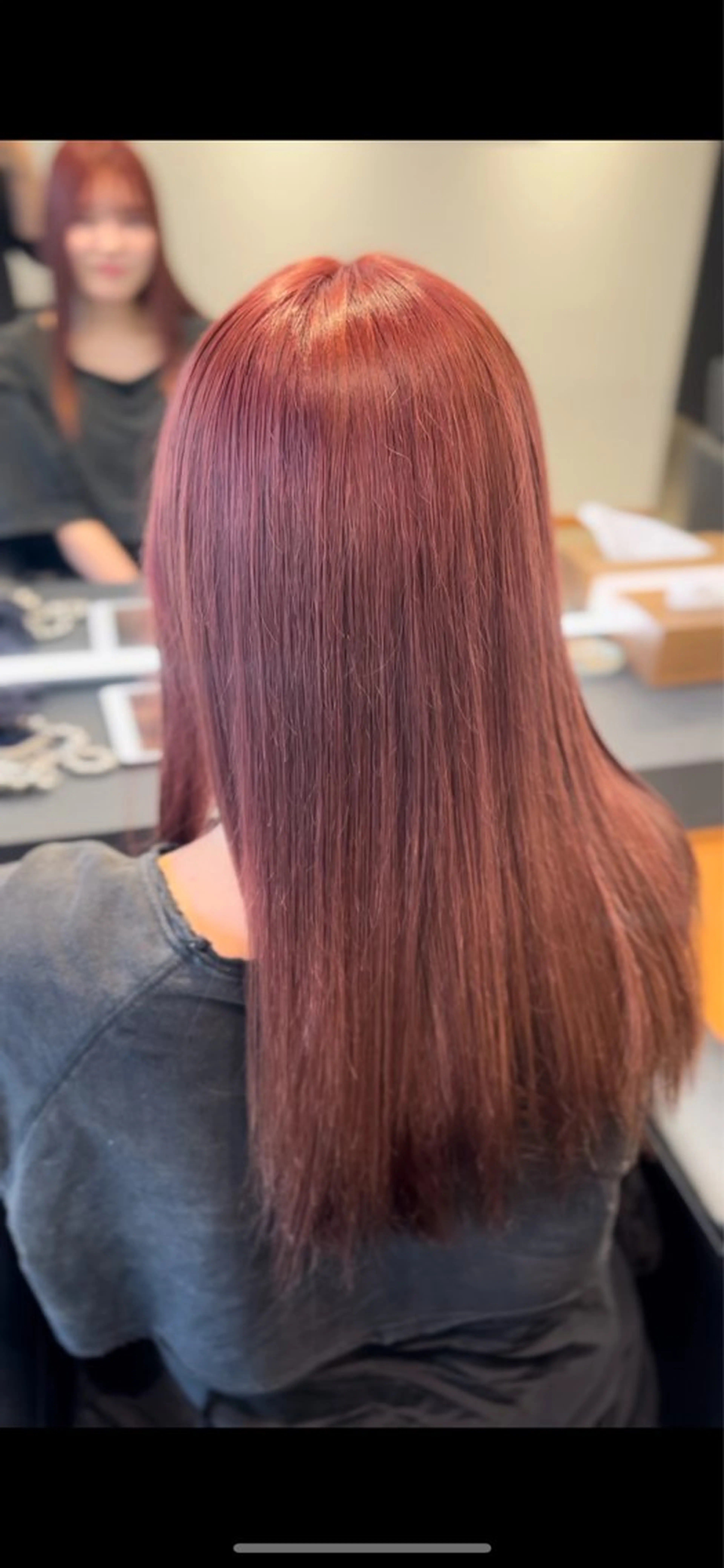 ロング KAREN（ému） 伏見/カットモデルのヘアスタイル