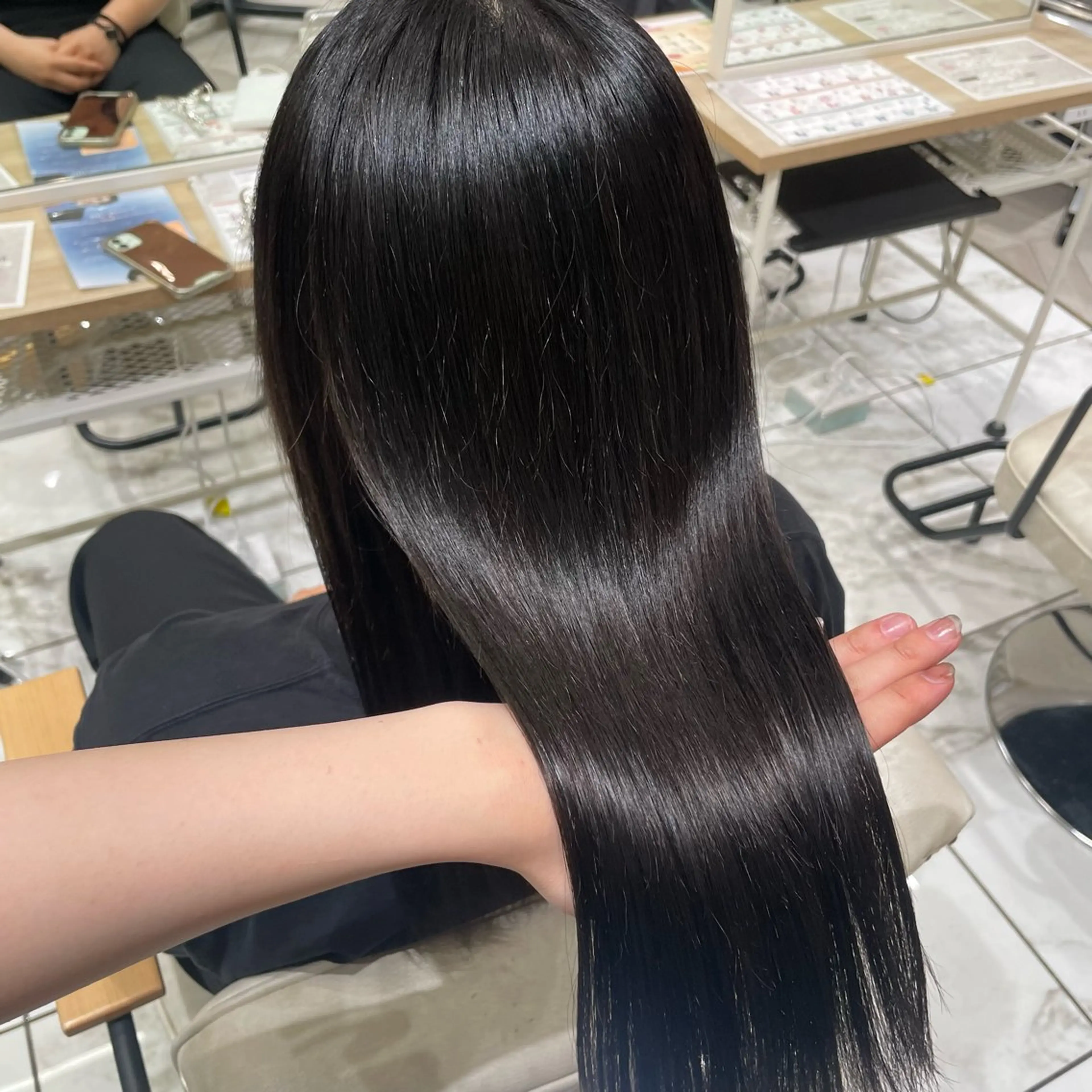 カラー 透明感カラー/ 縮毛矯正/ユイ☆彡のヘアスタイル