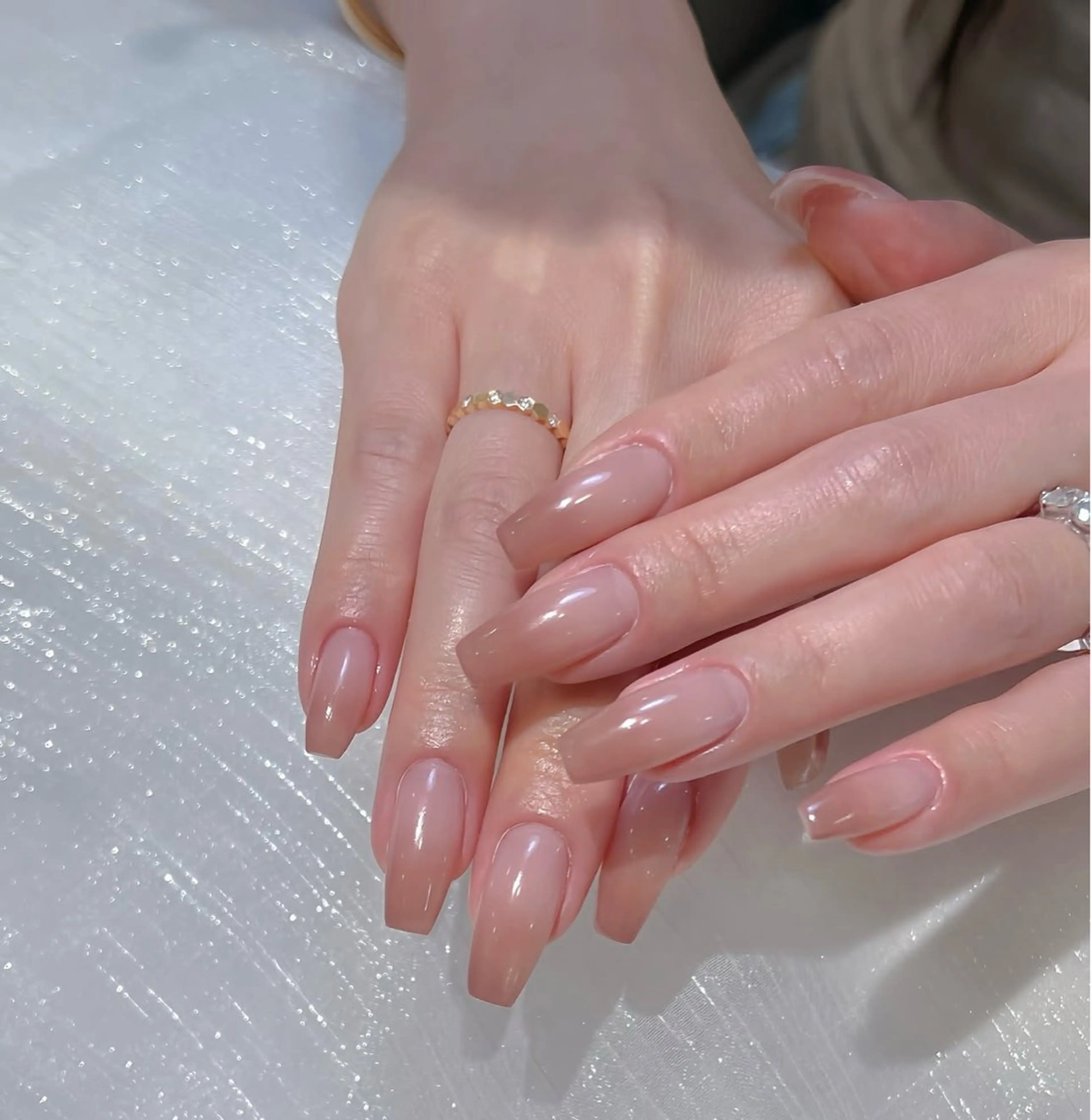 ネイル 韓国ネイル 持ち込み ニュアンスネイル ネイルチップ ハンドネイル TABI ANA.CHUOのネイルデザイン