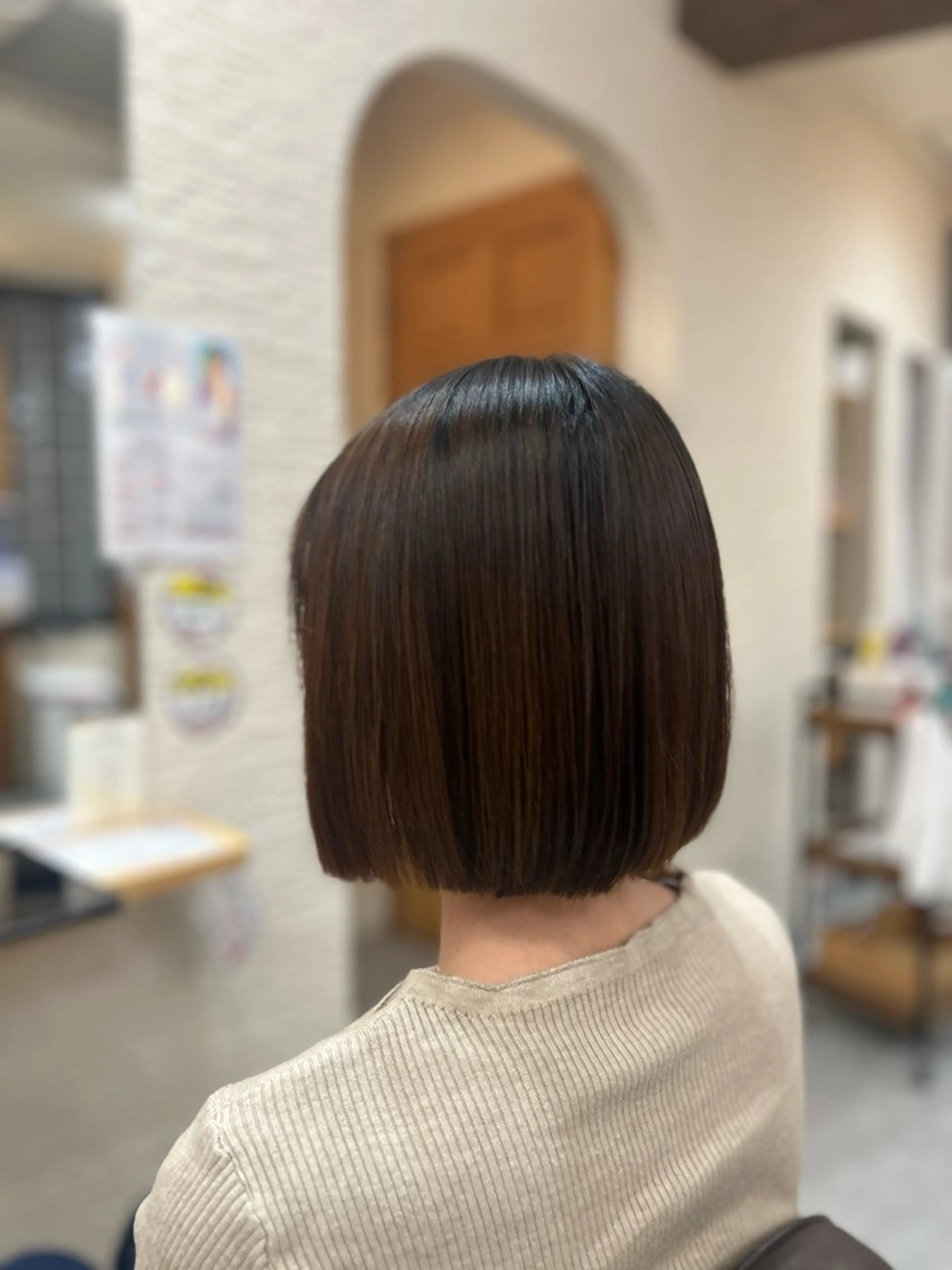 ミディアム カット 縮毛矯正 SHIAN八王子店 🧸あずみ🧸のヘアスタイル