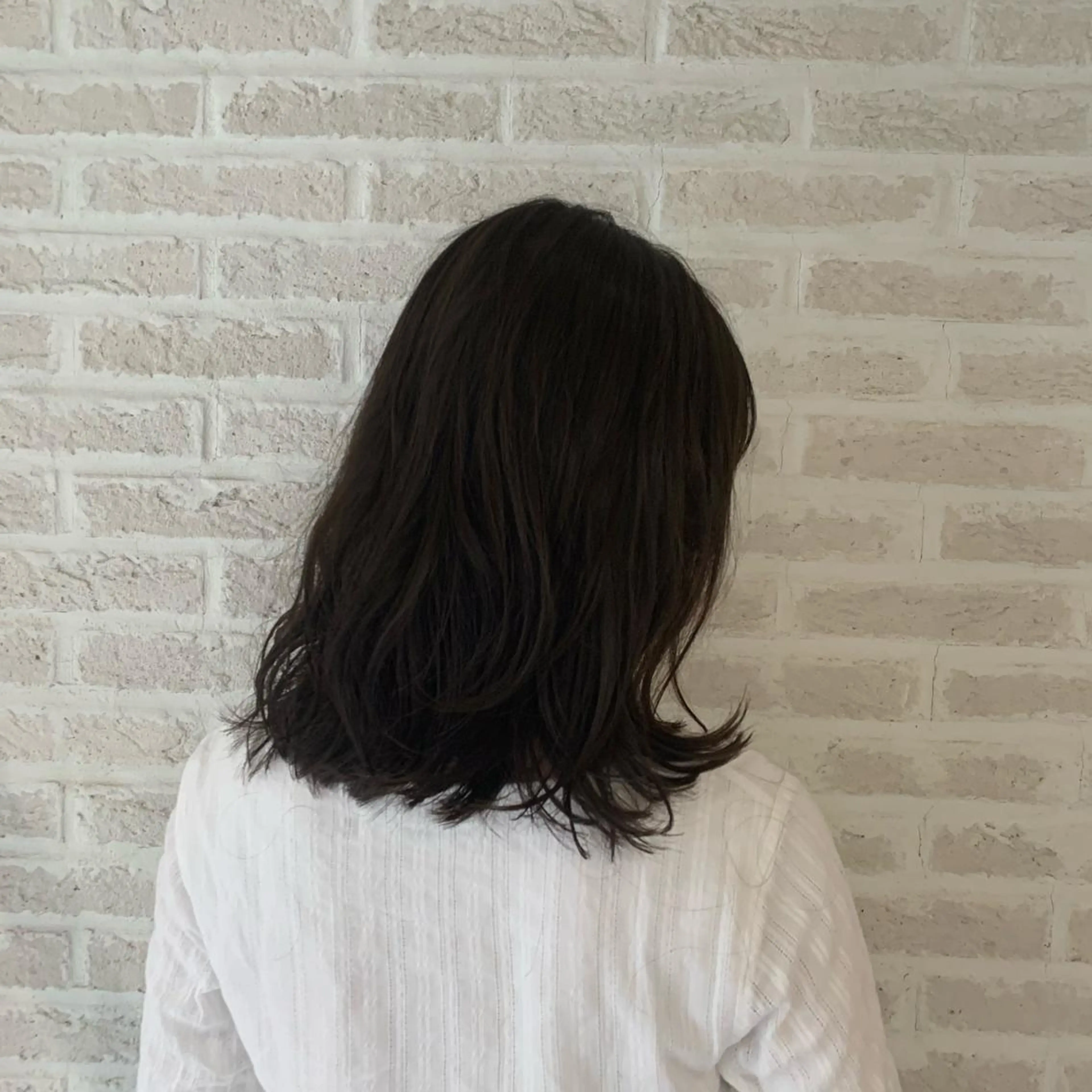 ミディアム パーマ カット ヘアカラー ✄折橋 彩花🐶🍑のヘアスタイル