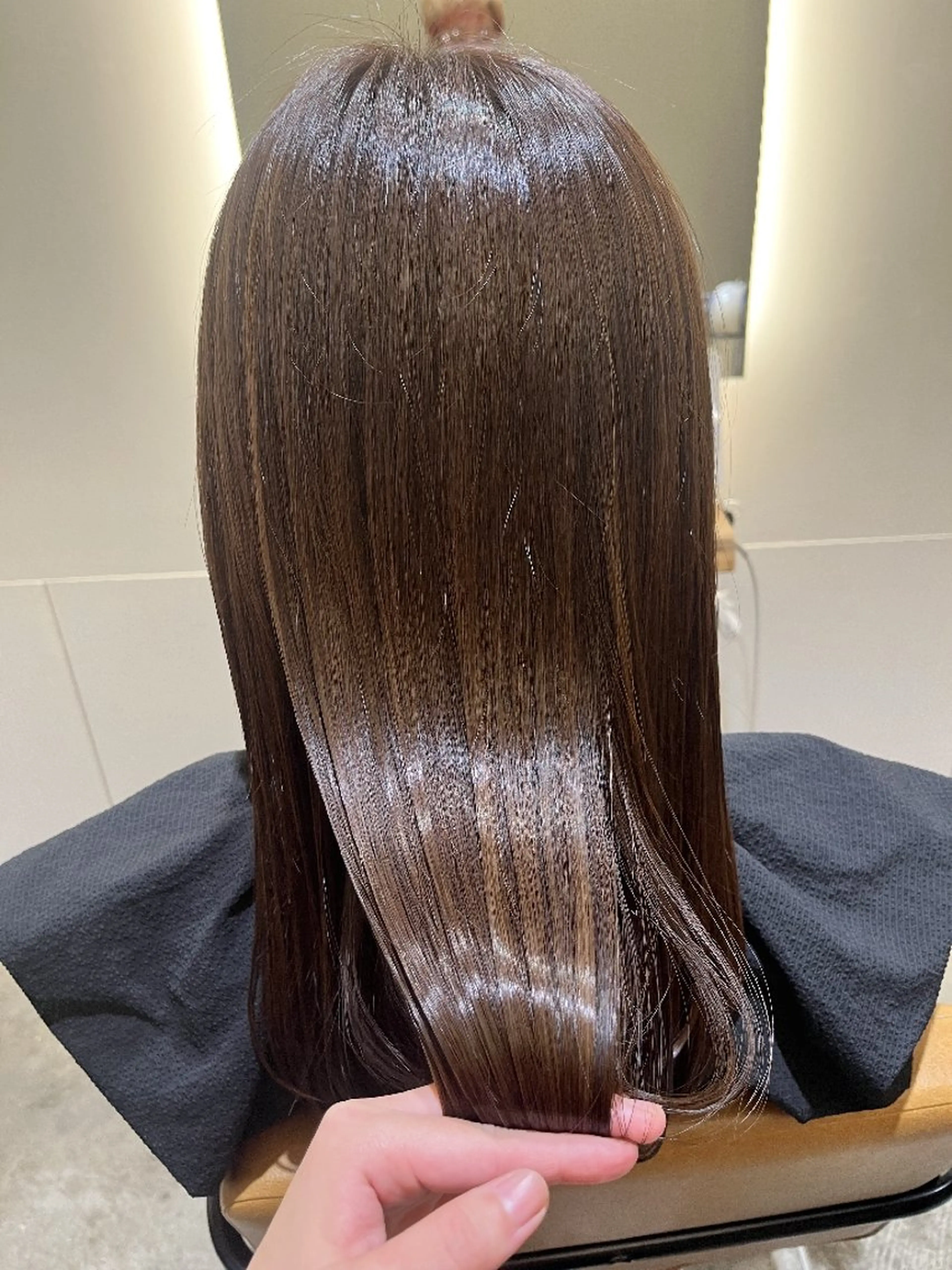 セミロング カラー トリートメント 中野渡 真利那のヘアスタイル