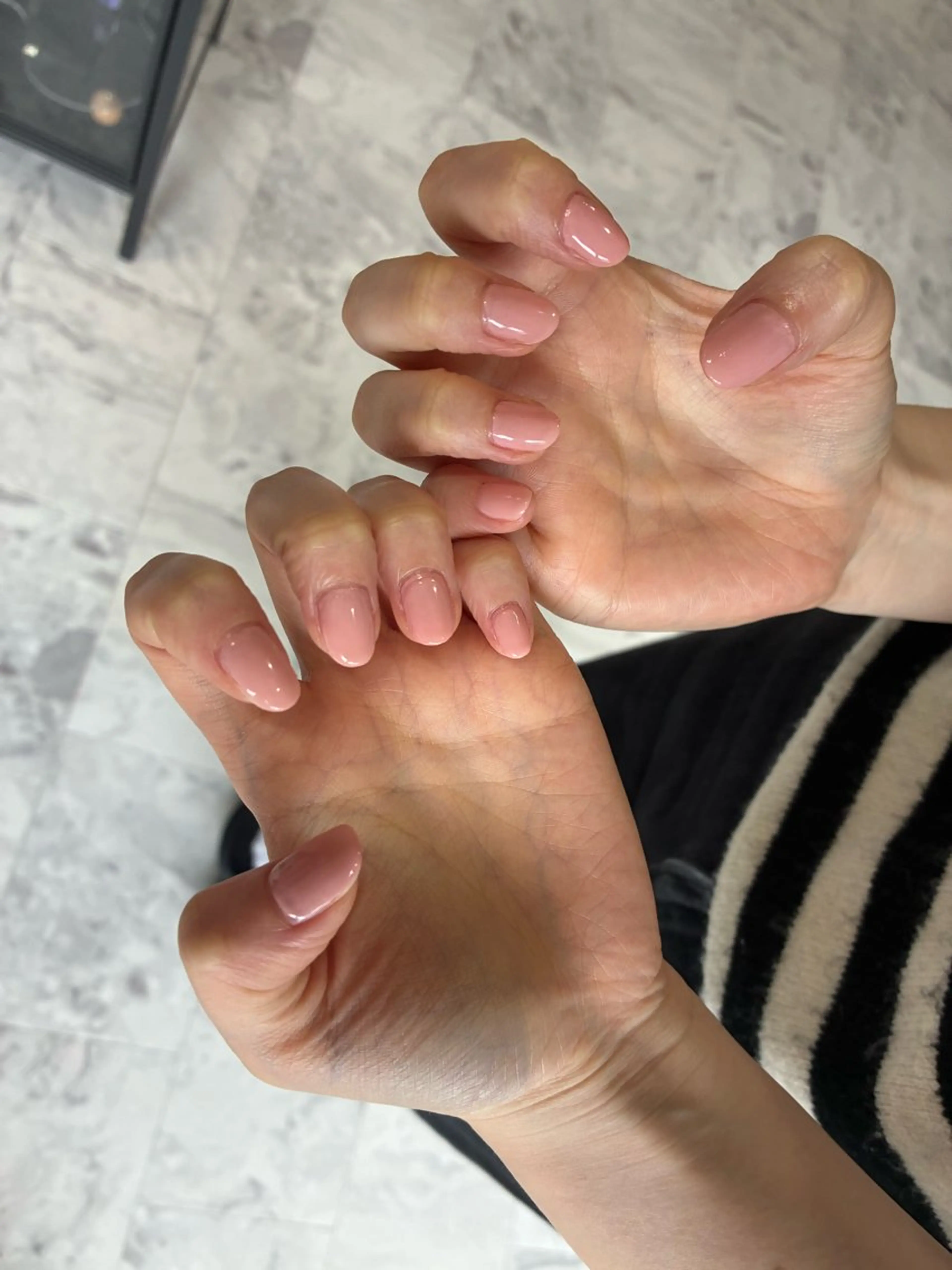 ワンカラー・ラメグラデーションの写真