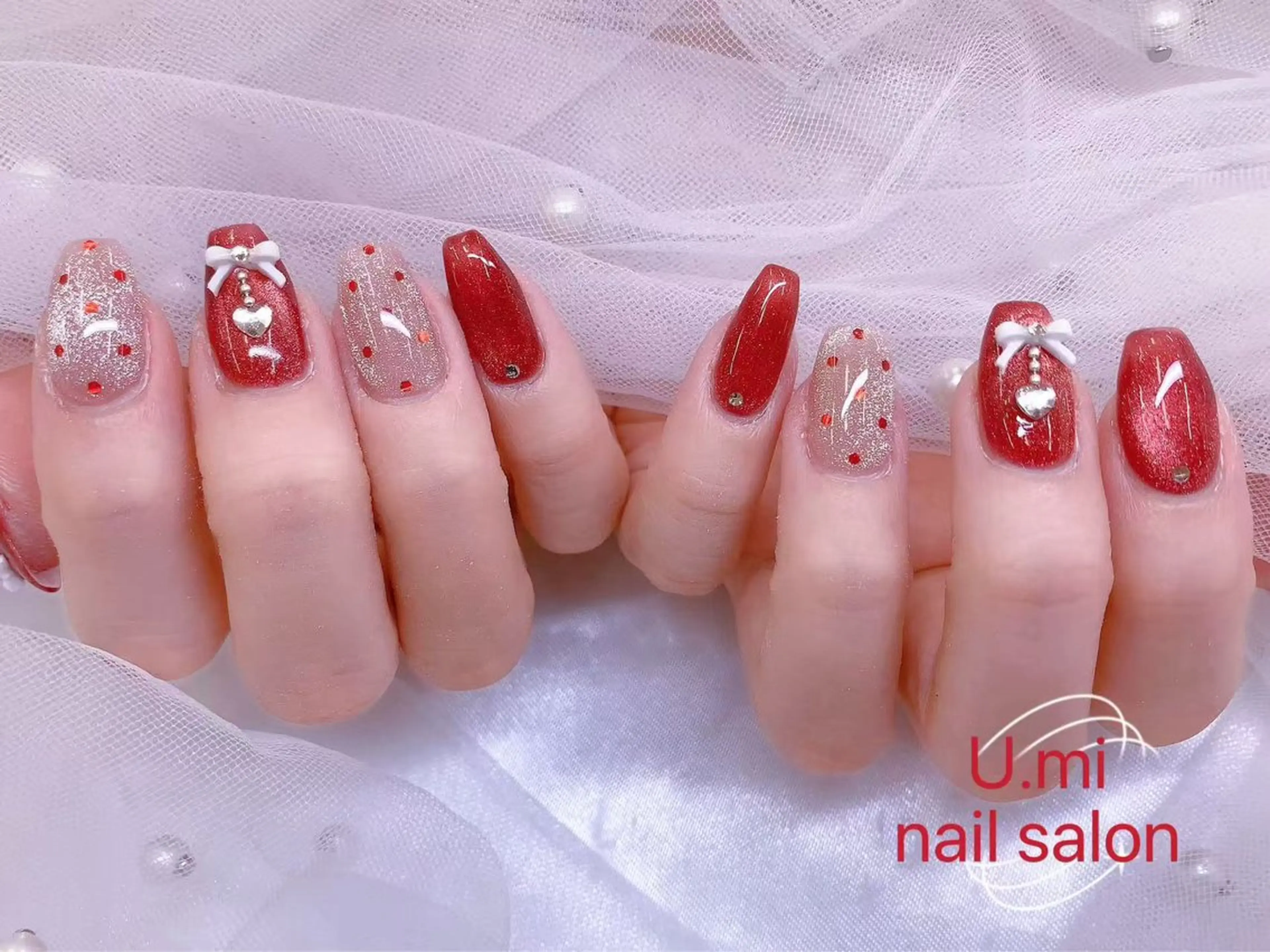ネイル U・mi nail salon【長さ出し/パラジェル/持ち込み/定額ネイル/学割U24】所属・Uminail ゆうゆうのネイルデザイン