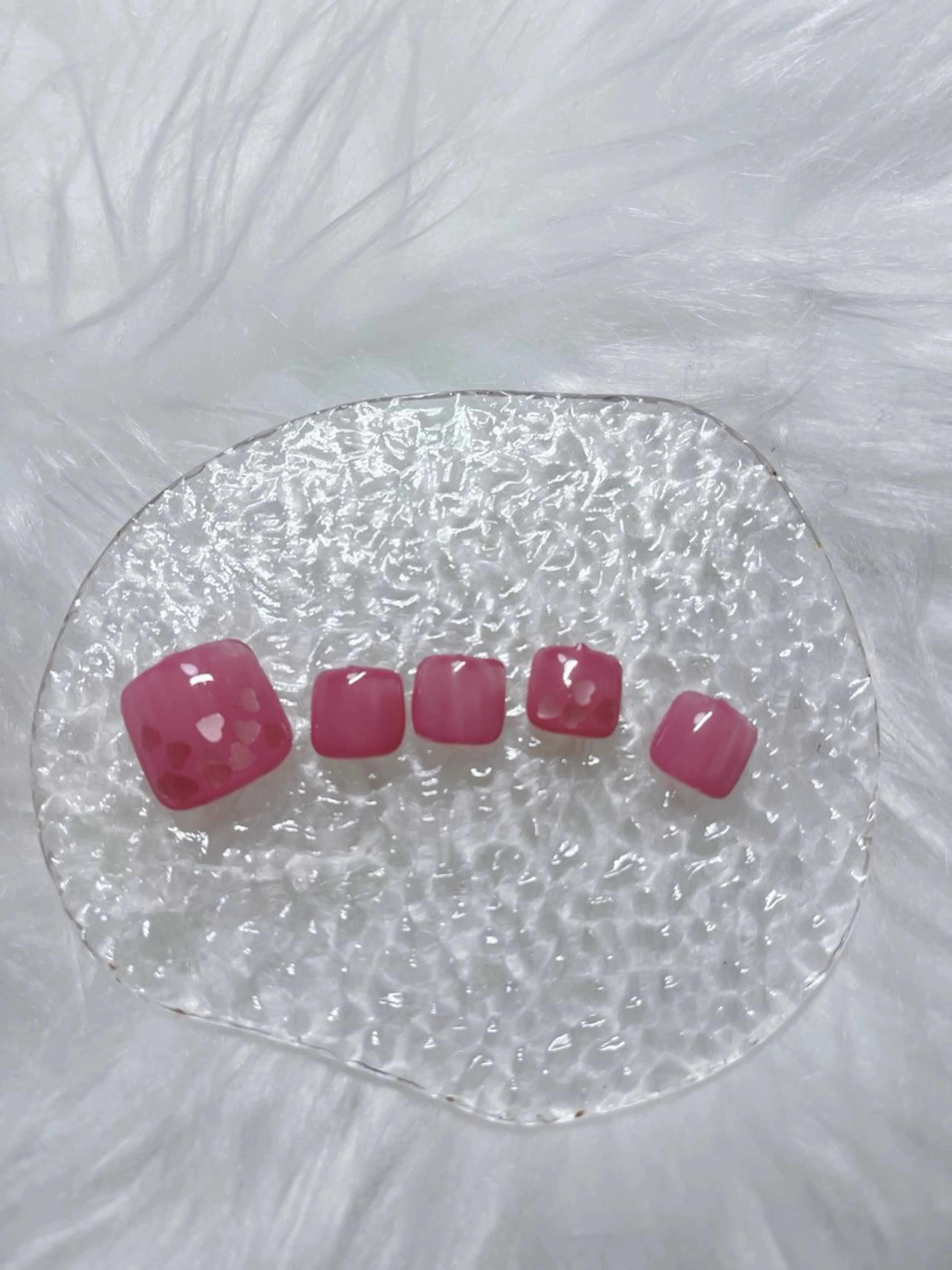 ネイル フットネイル バレンタイン かわむら りょうこのネイルデザイン