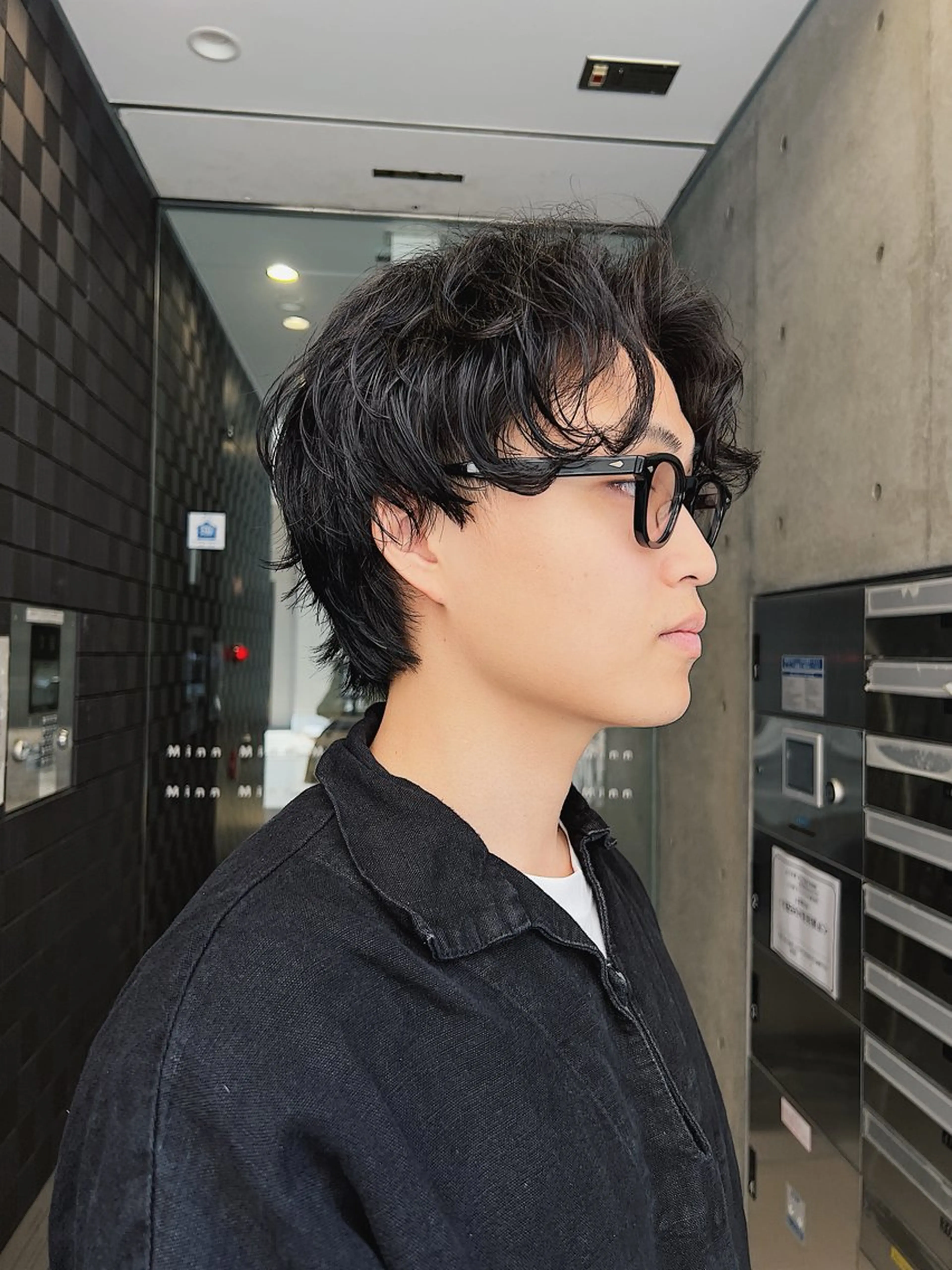 パーマ メンズ メンズパーマ カット パーマ 大阪メンズパーマ /ショート/らいのヘアスタイル