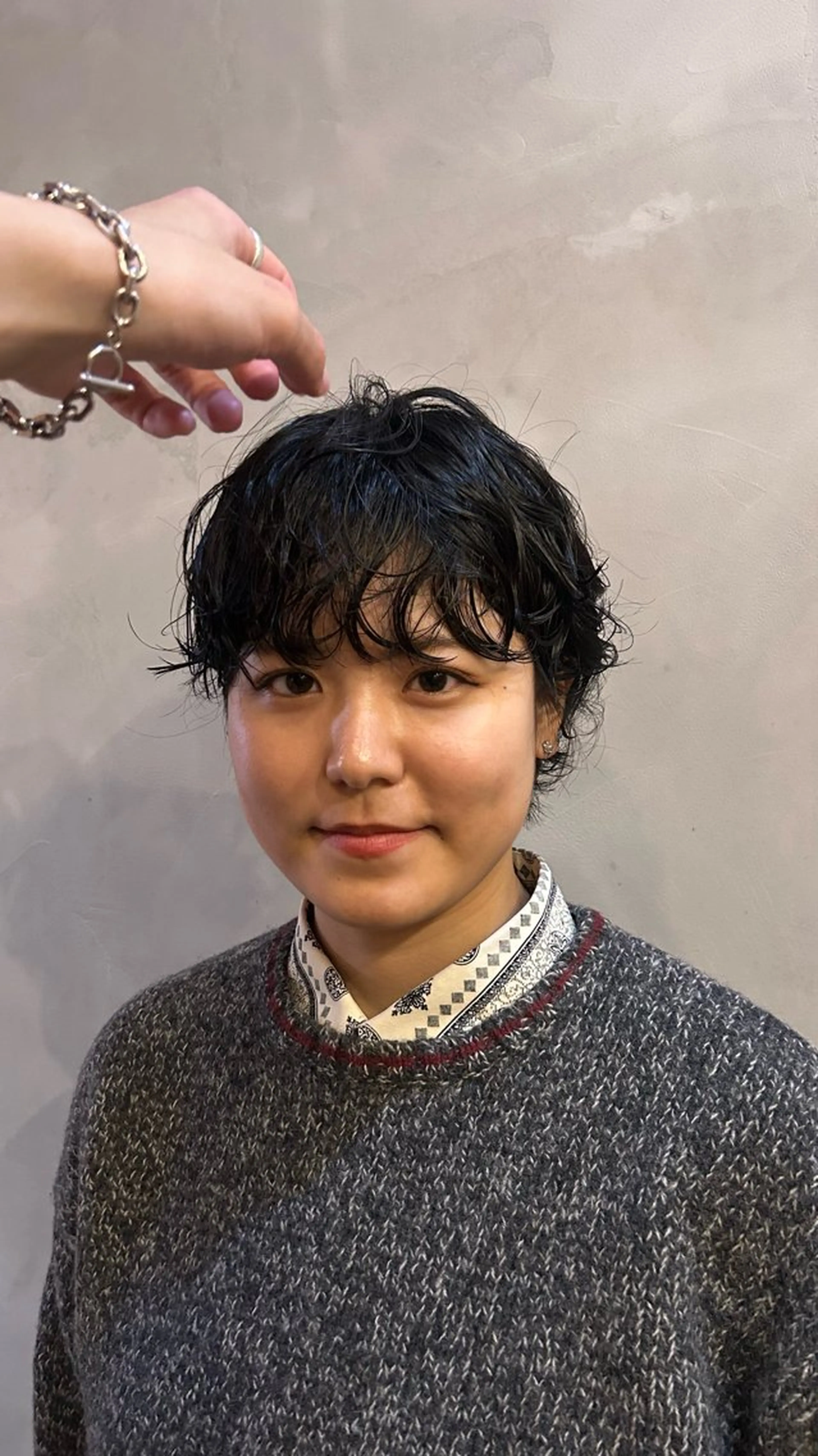 ショート パーマ ショートレイヤー 丸みショート レイヤーカット ショートヘア 🌿ボブ パーマ高橋啓太🌿のヘアスタイル