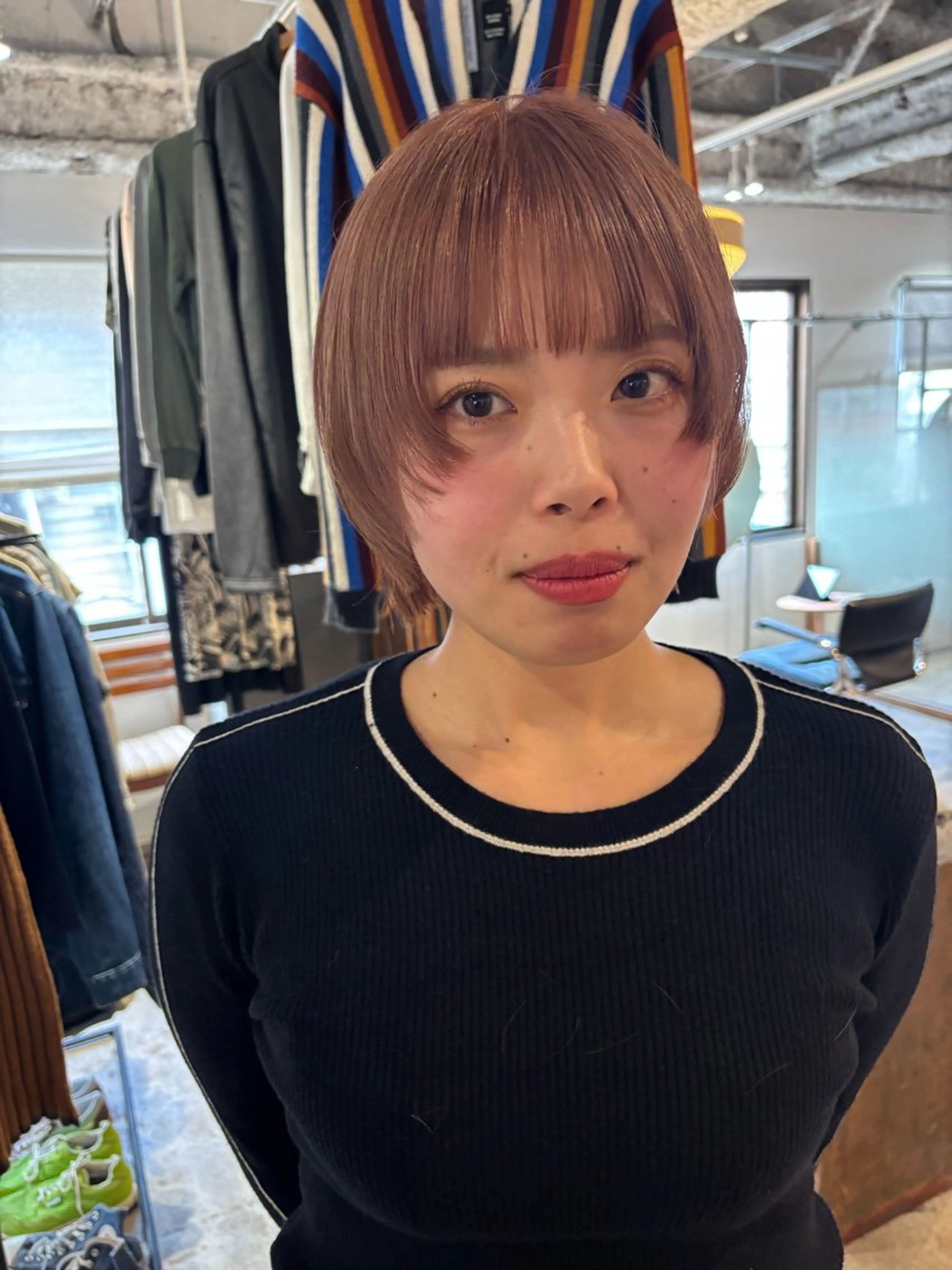ショート カラー カット ヘアカラー トリートメント Hayashi Shioriのヘアスタイル