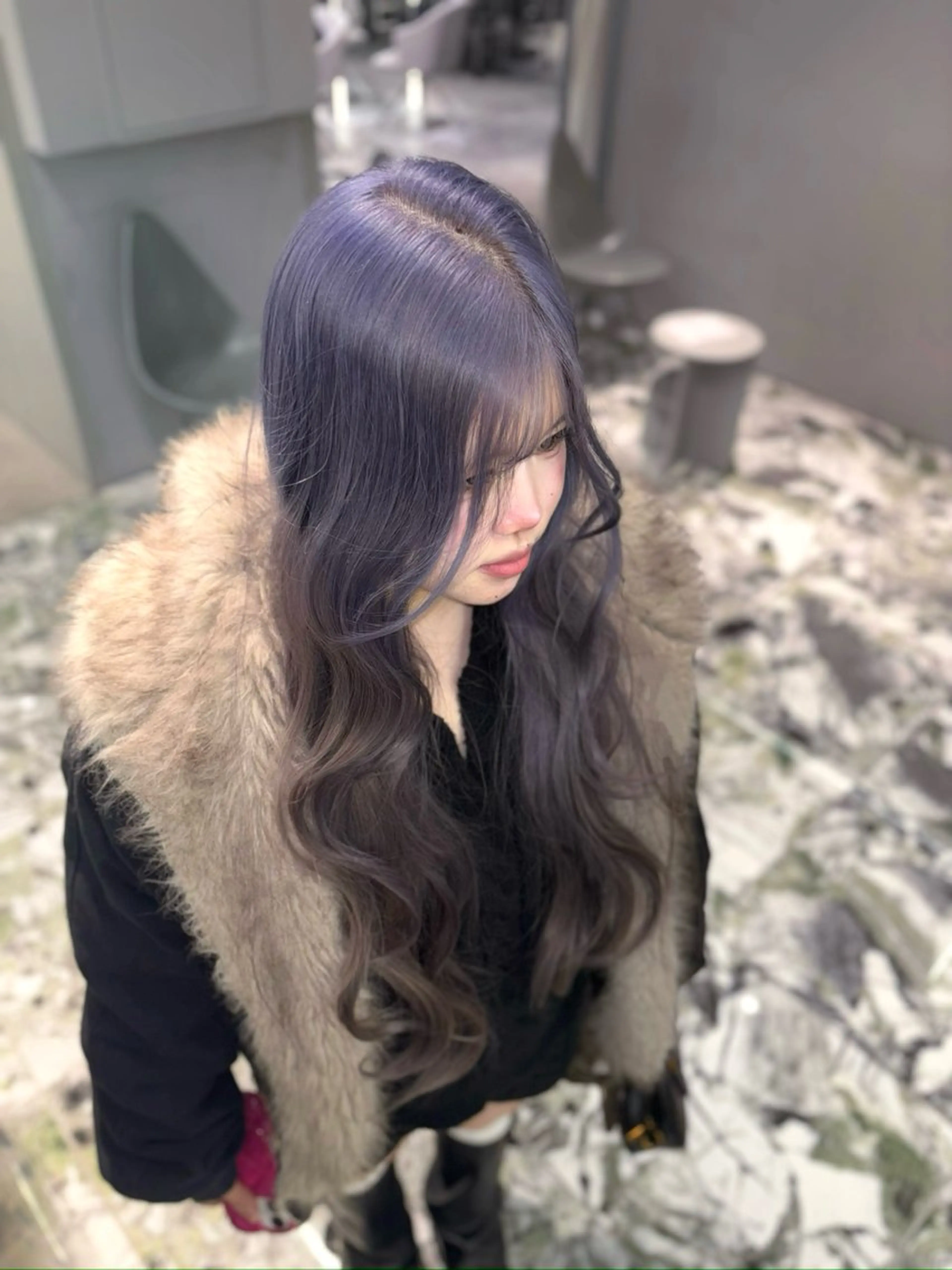 ロング カラー グラデーションカラー ヘアカラー 名駅/GEM lit risaのヘアスタイル