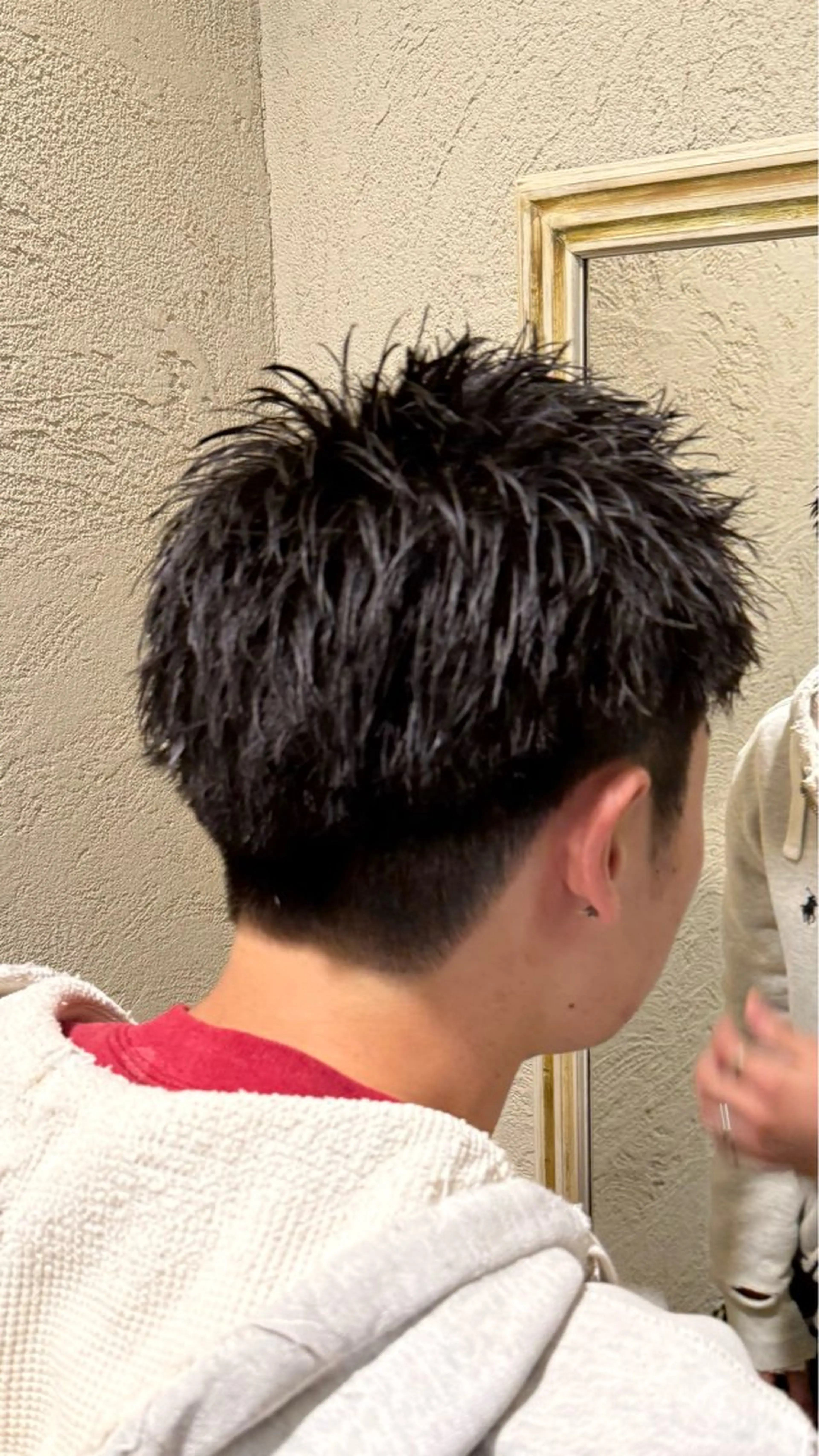 メンズ ルプラボウ/艶カラー /縮毛矯正/いくとのヘアスタイル