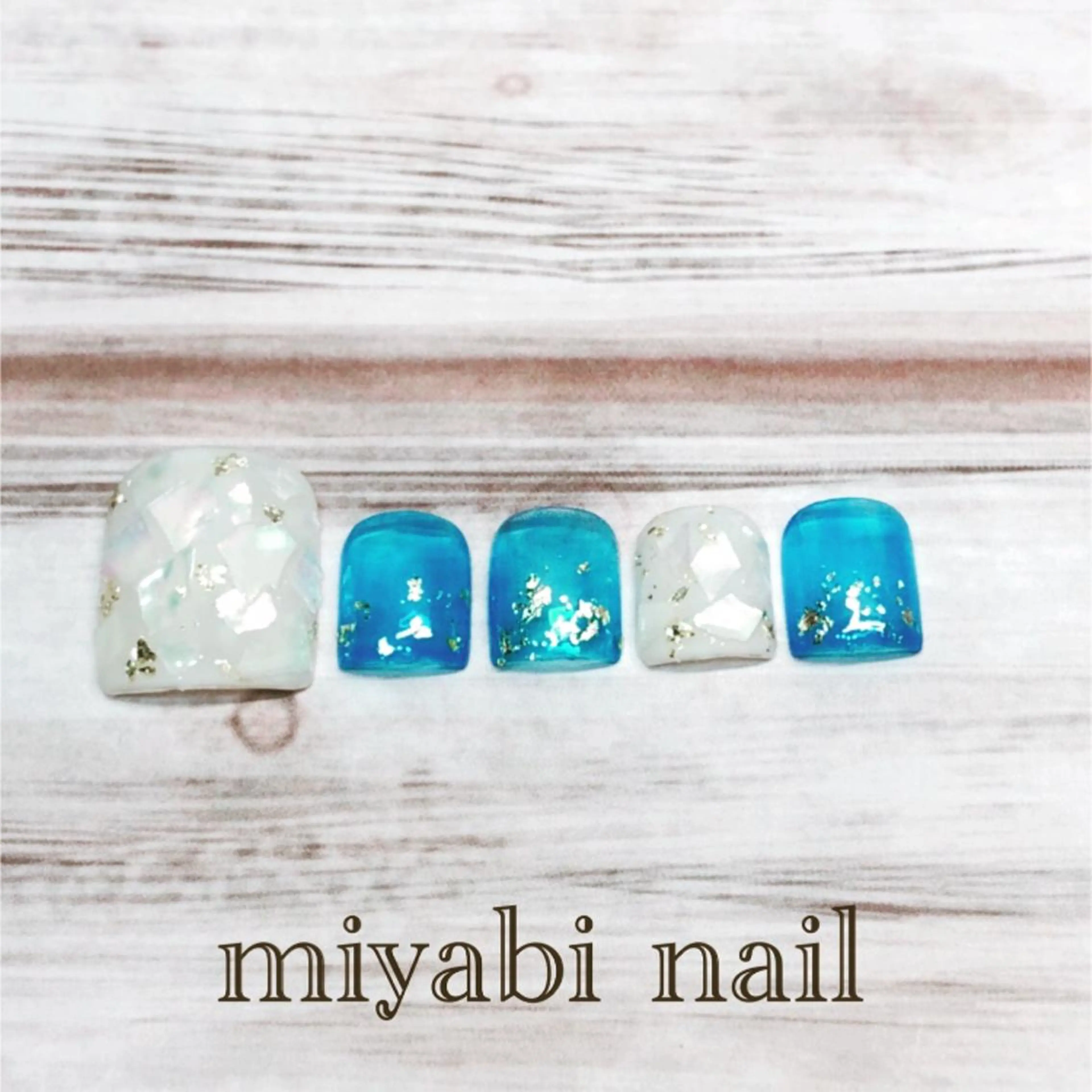 ネイル miyabi nail 桂川駅近くのネイルデザイン